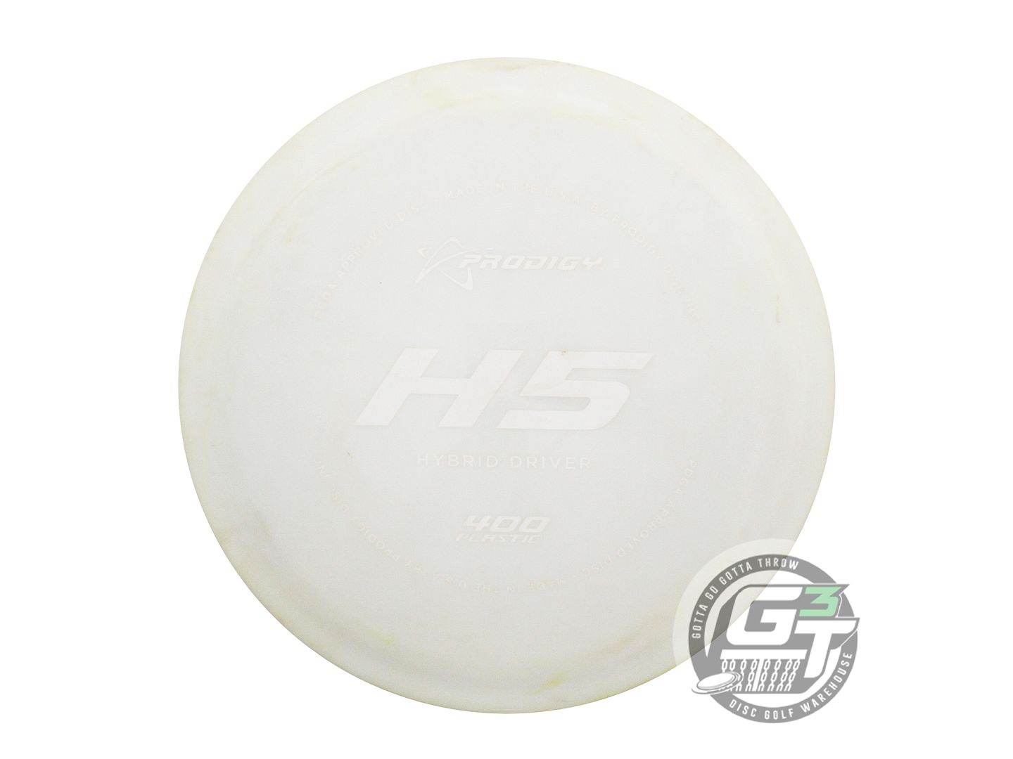 USED Prodigy Discs 400 H5 176g White White Stamp CHALKY Hybrid Driver Golf Disc