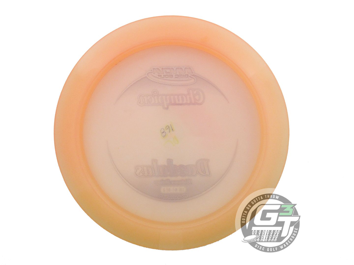 USED Innova Champion Daedalus 168g Peach Blue Foil Distance Driver Golf Disc