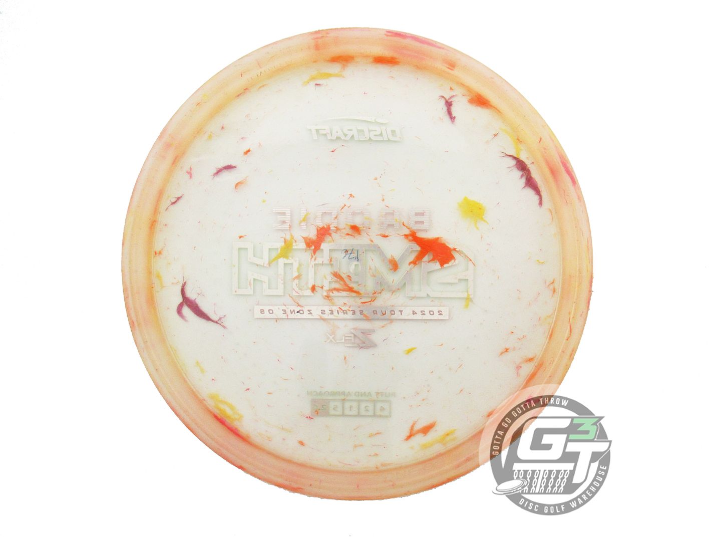 USED Discraft [SMITH] Jawbreaker Z FLX Zone OS 176g Lime Foil Putter Golf Disc