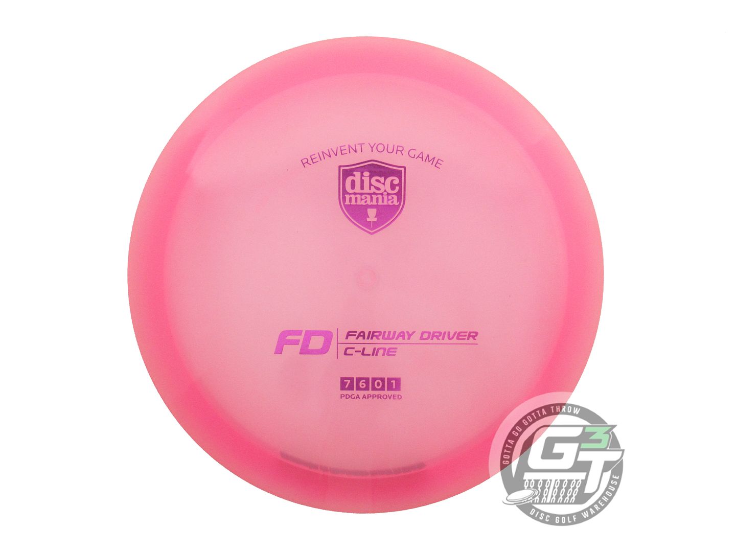 USED DiscMania C-Line FD 175g Pink Purple Foil Fairway Driver Golf Disc