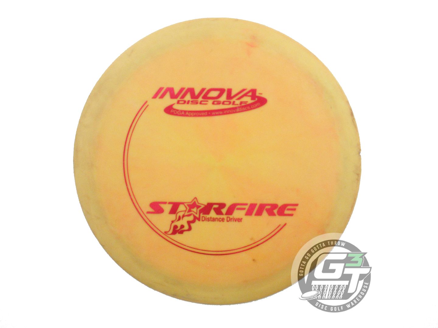 USED Innova DX Starfire 170g Marigold Red Foil Distance Driver Golf Disc