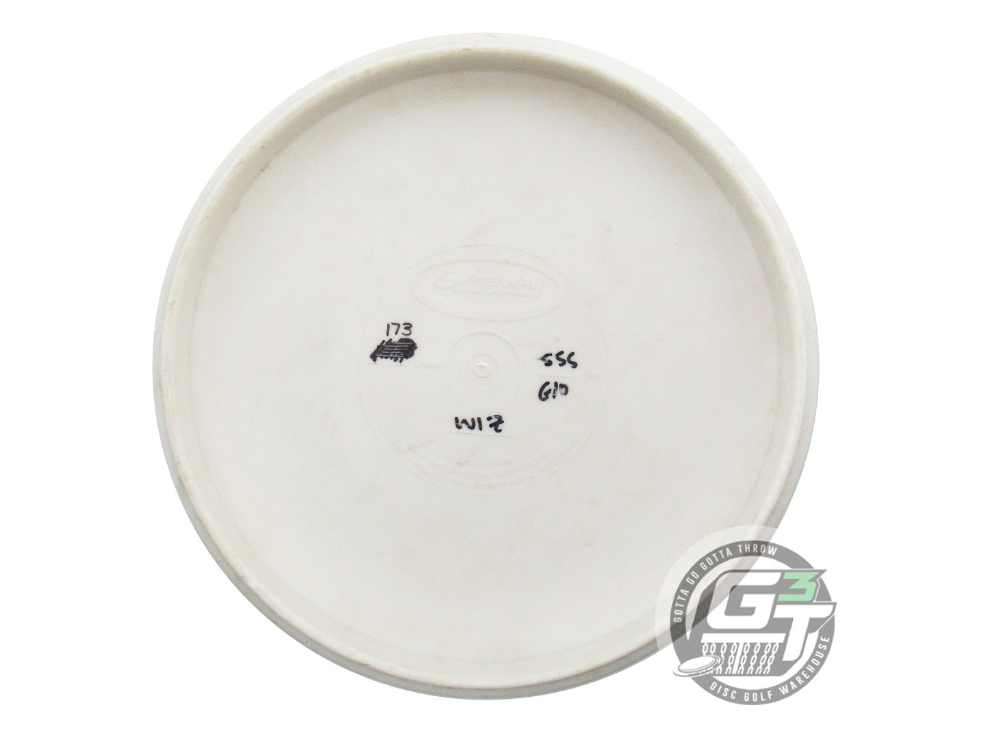 USED Gateway Super Glow SSS Wizard 173g White Jellybean Foil Putter Golf Disc