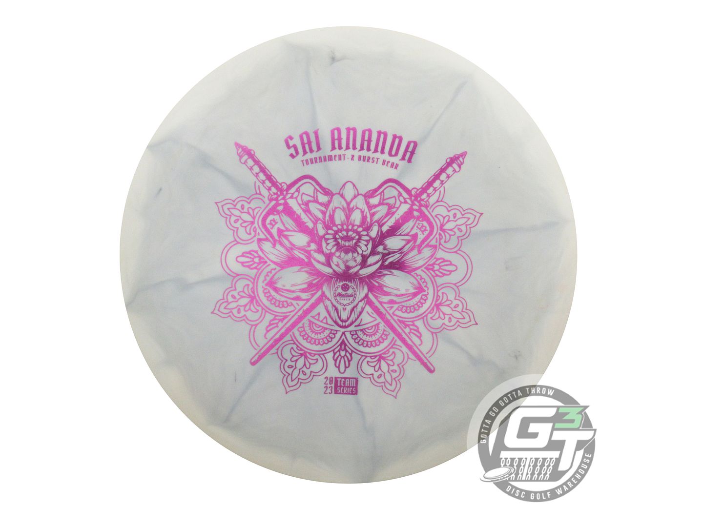 USED Westside Discs [ANADA] Tournament-X Burst Bear 171g White-Gray Driver Disc