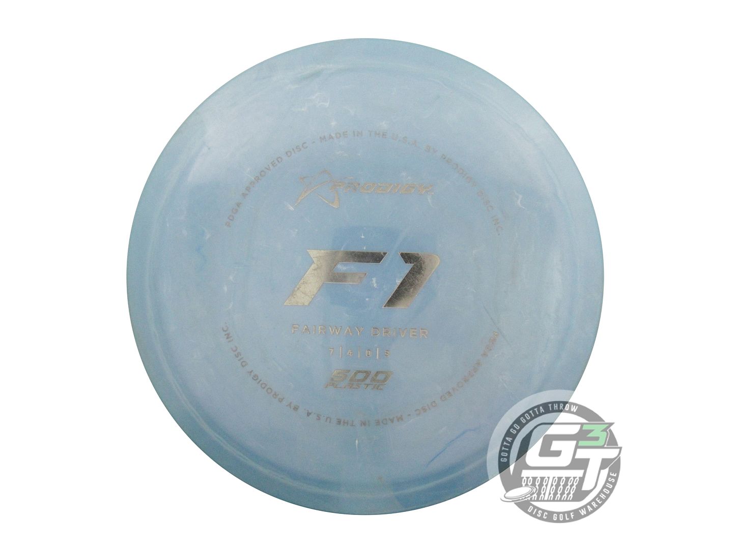 USED Prodigy Discs 500 F1 173g Blue Silver Foil Fairway Driver Golf Disc