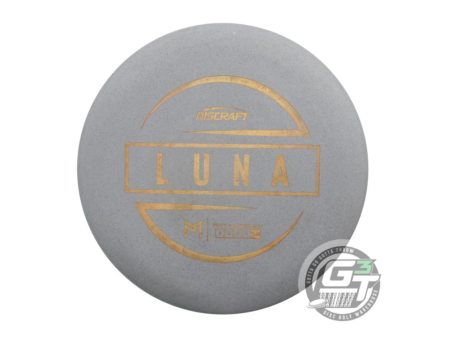 USED Discraft [McBETH] Jawbreaker Luna 171g Gray Gold Holo A Putter Golf Disc