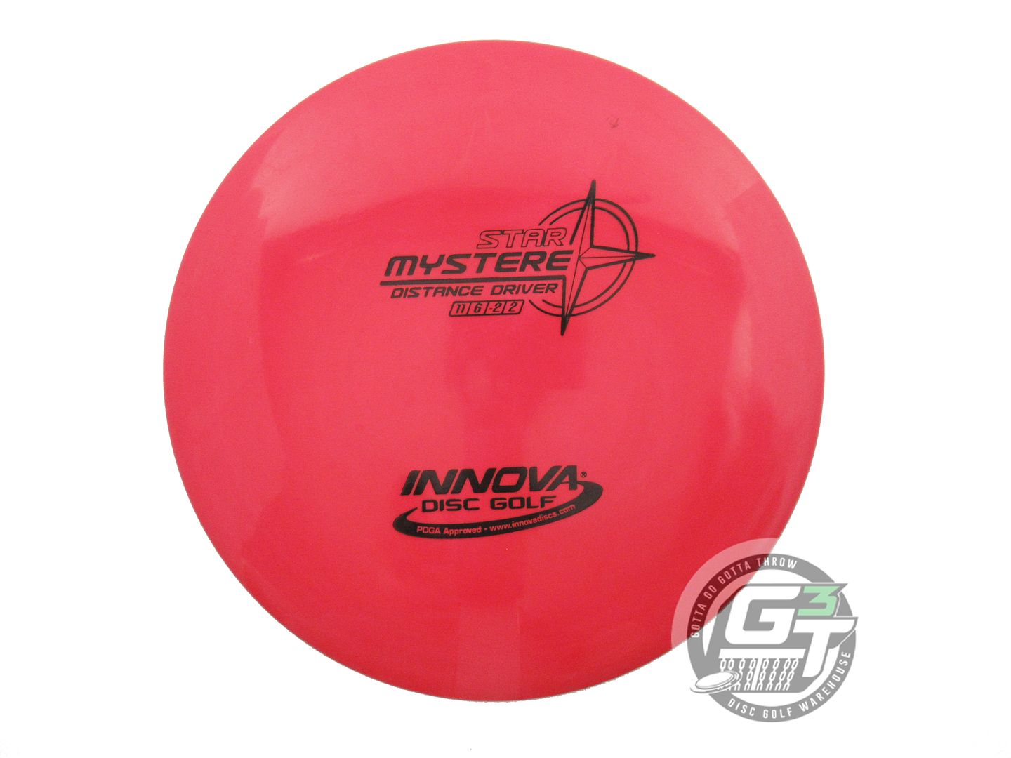 USED Innova Star Mystere 176g Red Black Stamp Distance Driver Golf Disc