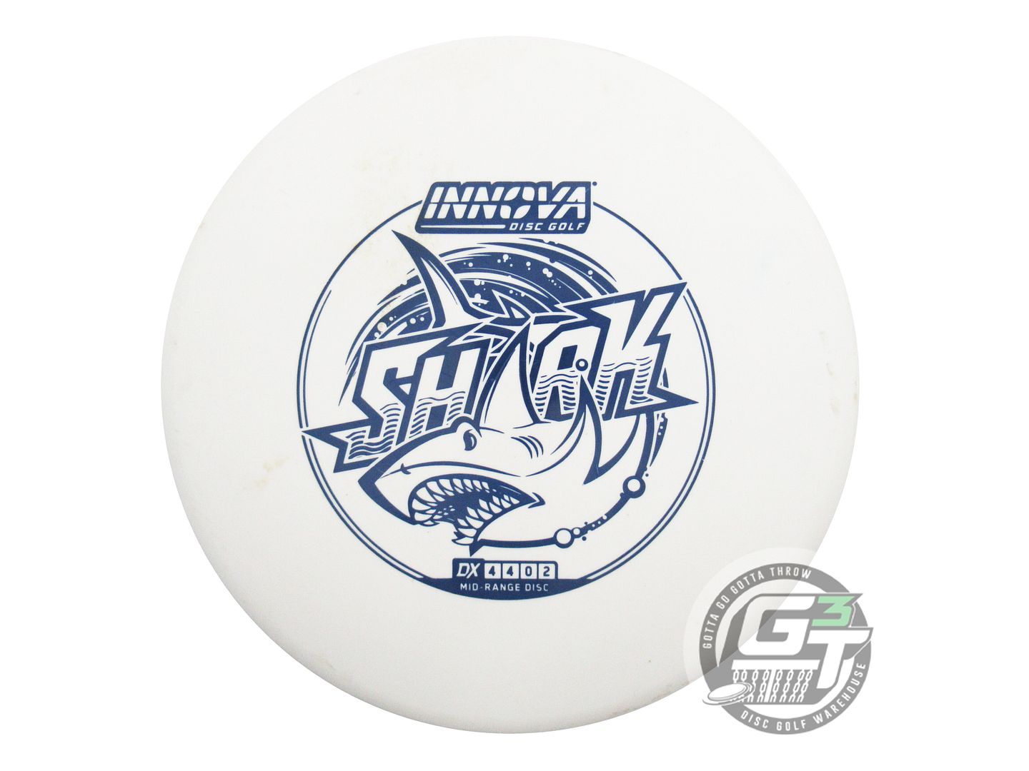 USED Innova DX Shark 150g White Blue Stamp Midrange Golf Disc