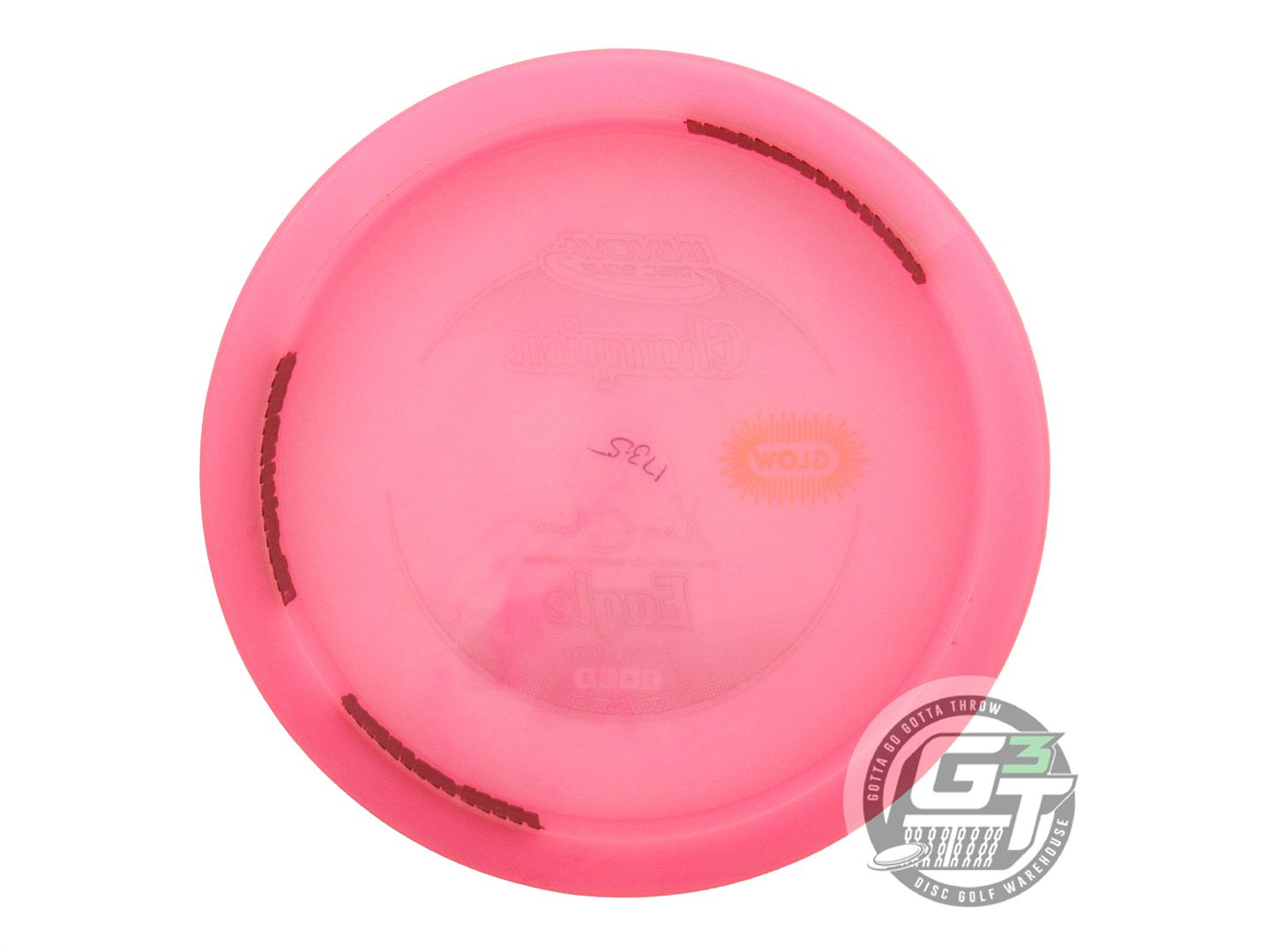 USED Innova Champion Glow Eagle 174g Pink Laser Foil Fairway Driver Golf Disc