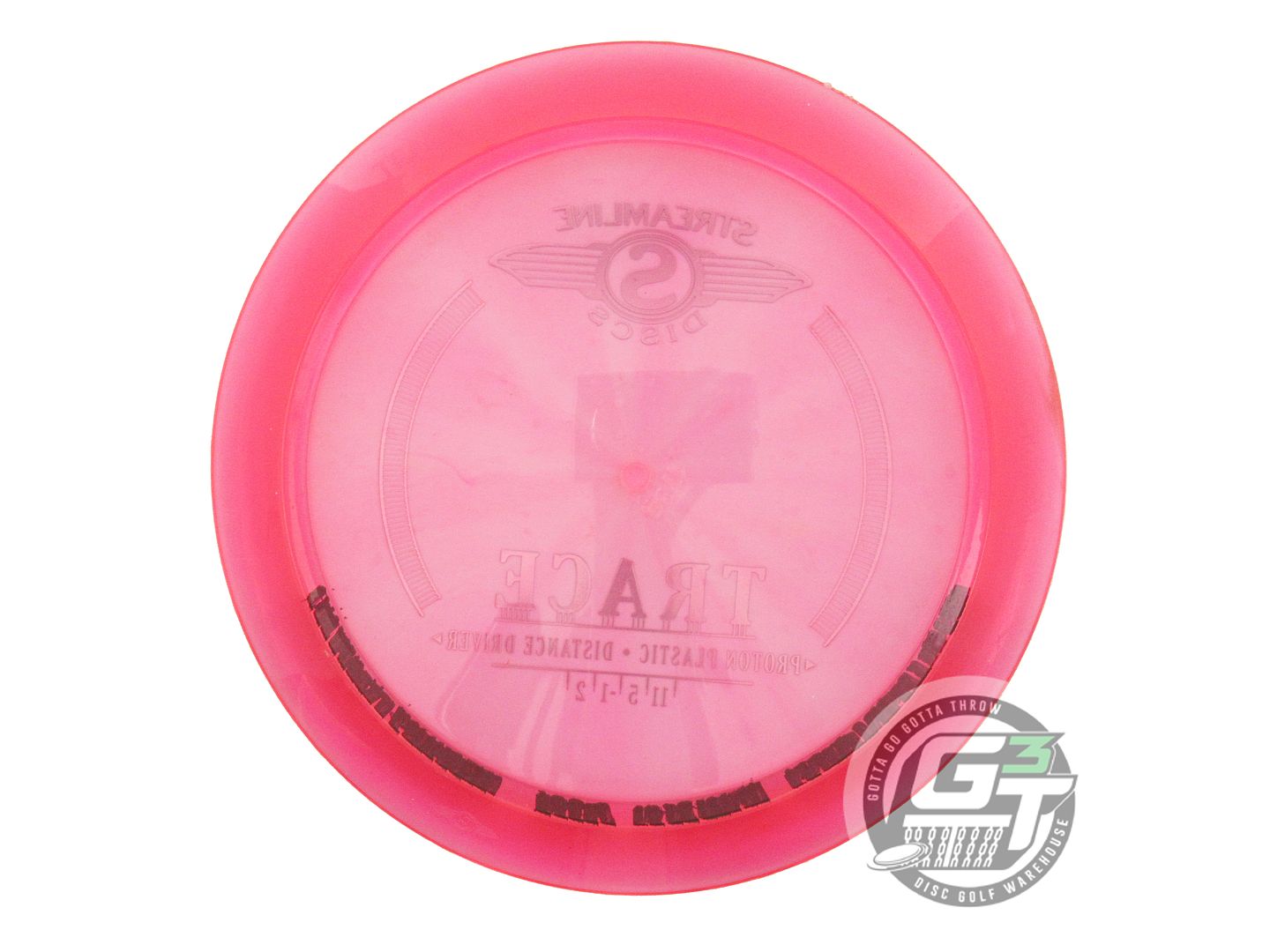 USED Streamline Discs Proton Trace 173g Pink Distance Driver Golf Disc