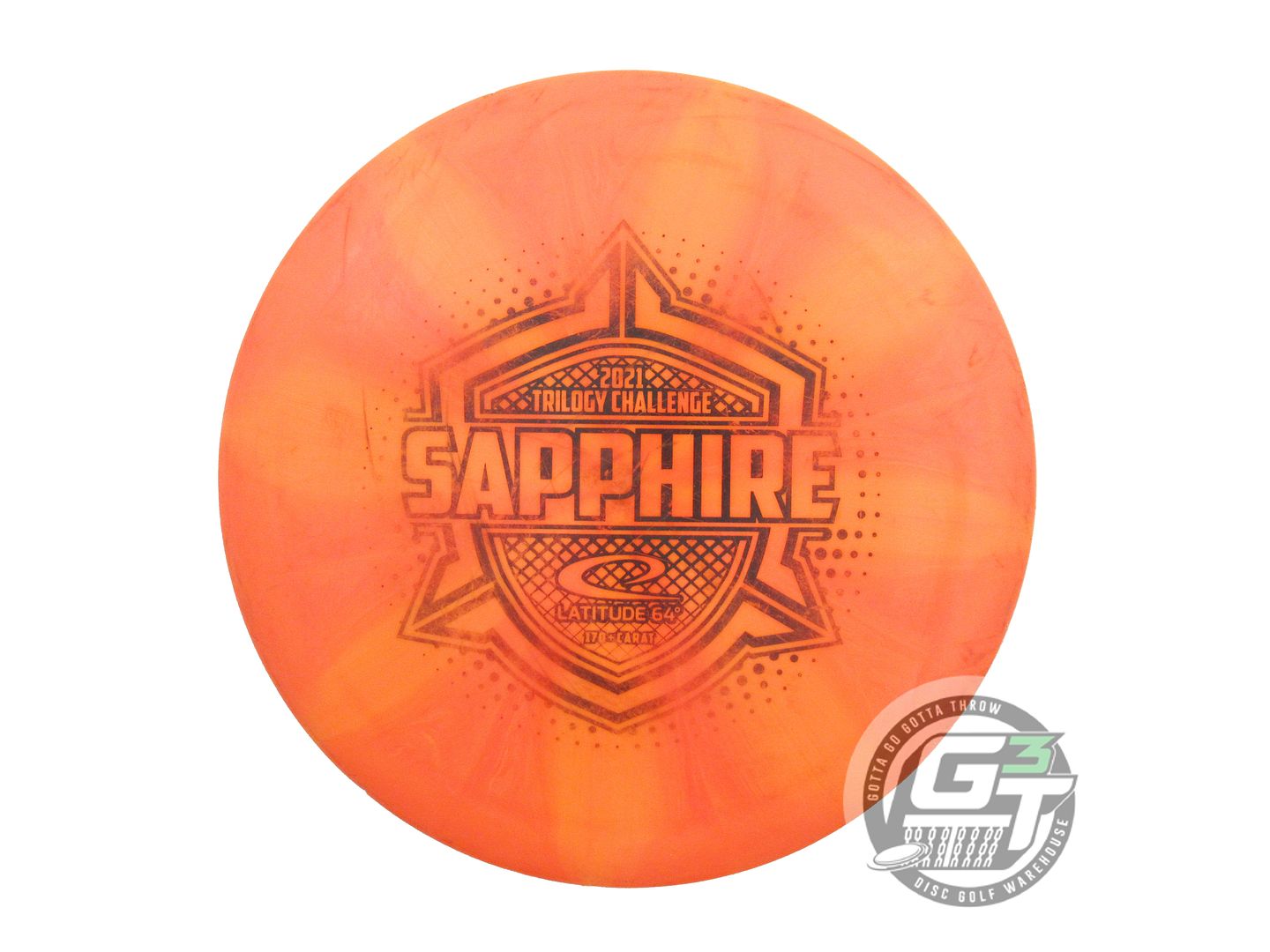 USED Latitude 64 Gold Burst Sapphire 170g Orange A Distance Driver Golf Disc