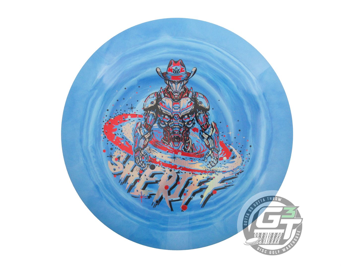 Dynamic Discs Limited Edition Galactic Lawman Stamp Fuzion Swirl Sheriff Distance Driver Golf Disc (Individually Listed)