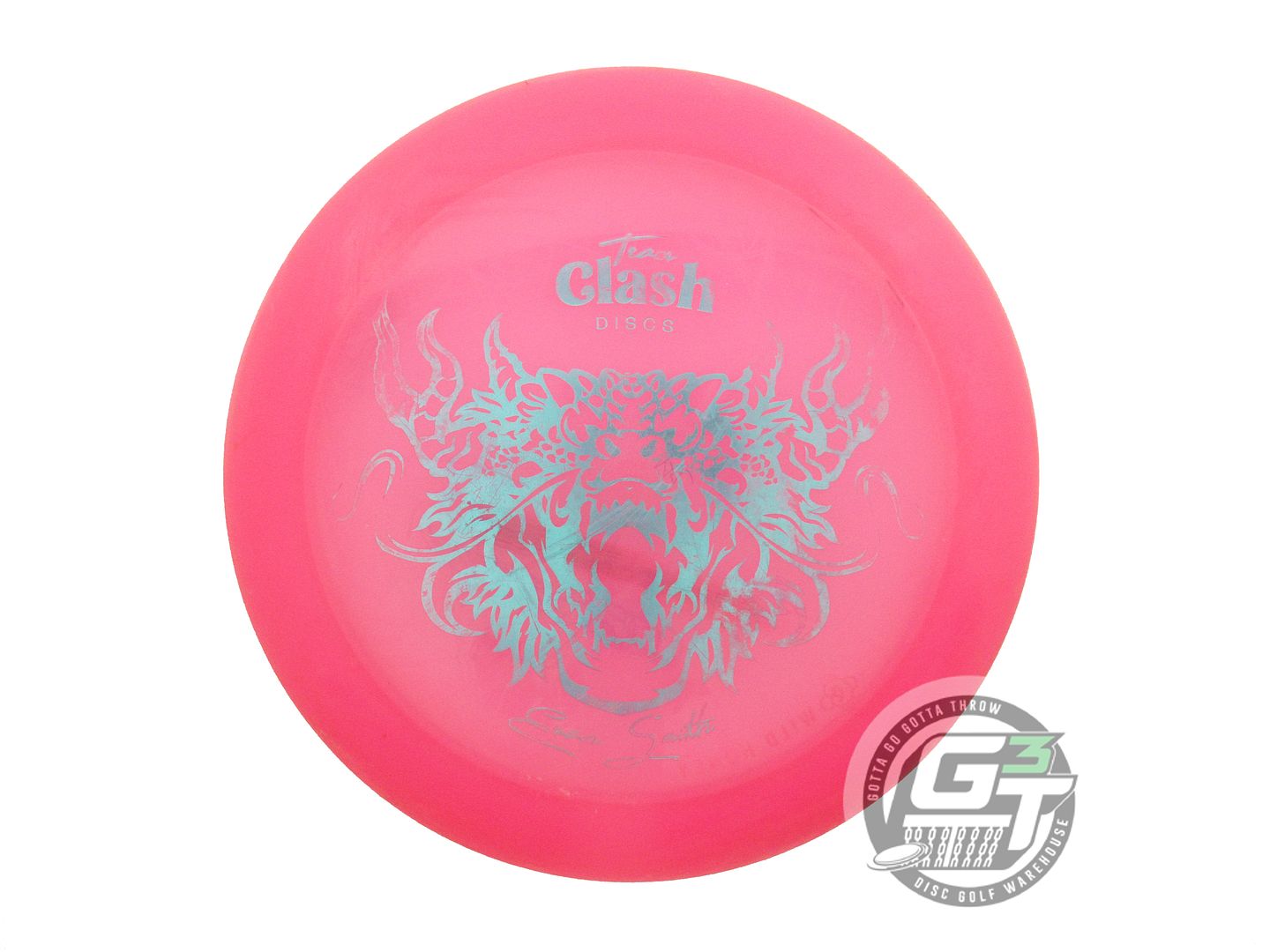 USED Clash Discs [SMITH] Steady Wild Honey 172g Pink Aqua Foil Driver Golf Disc