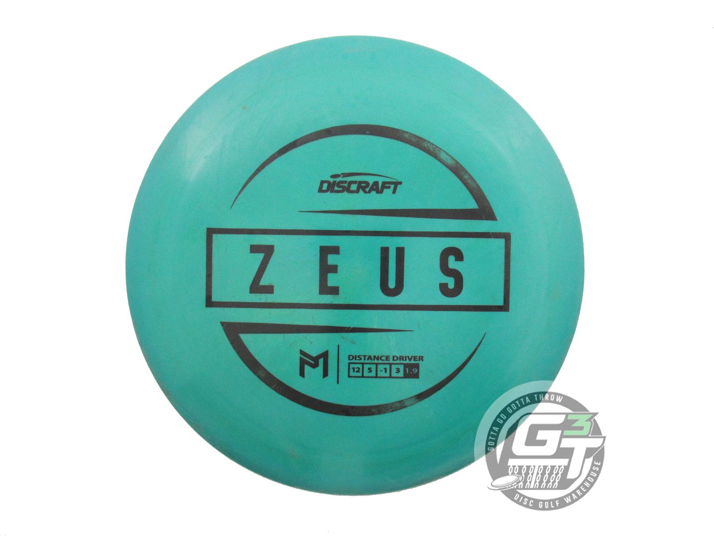 USED Discraft [McBETH] ESP Zeus 175g Green Black Stamp Driver Golf Disc