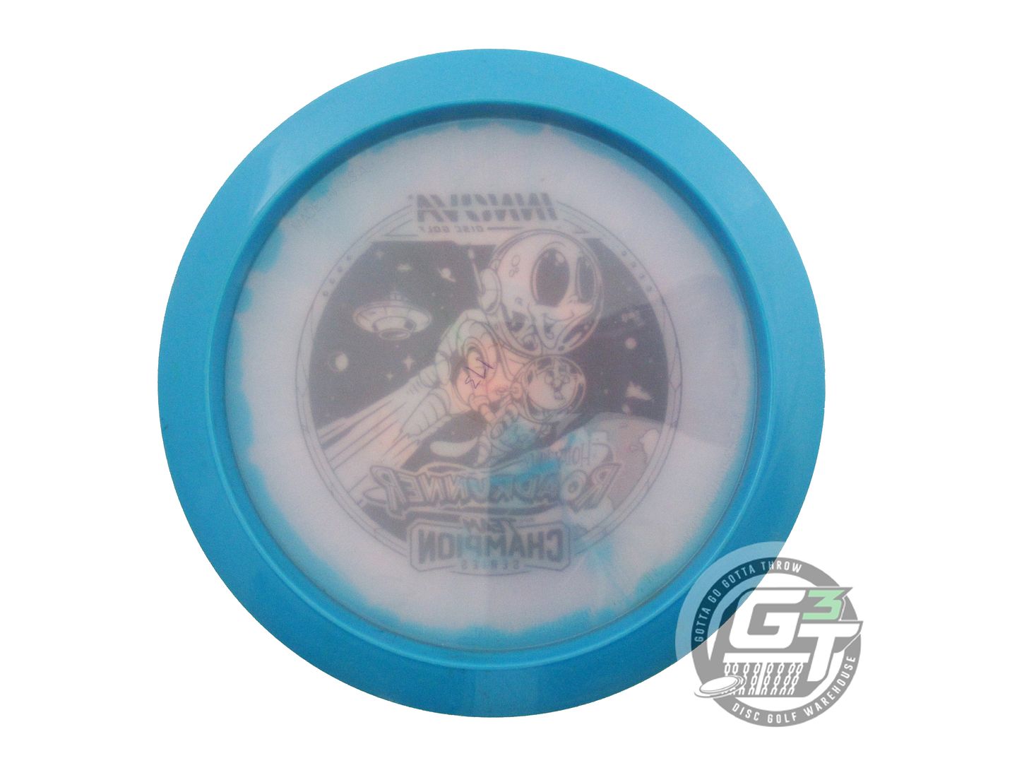 USED Innova [FINELY] Halo Champion Roadrunner 173g Blue-Lilac Driver Golf Disc