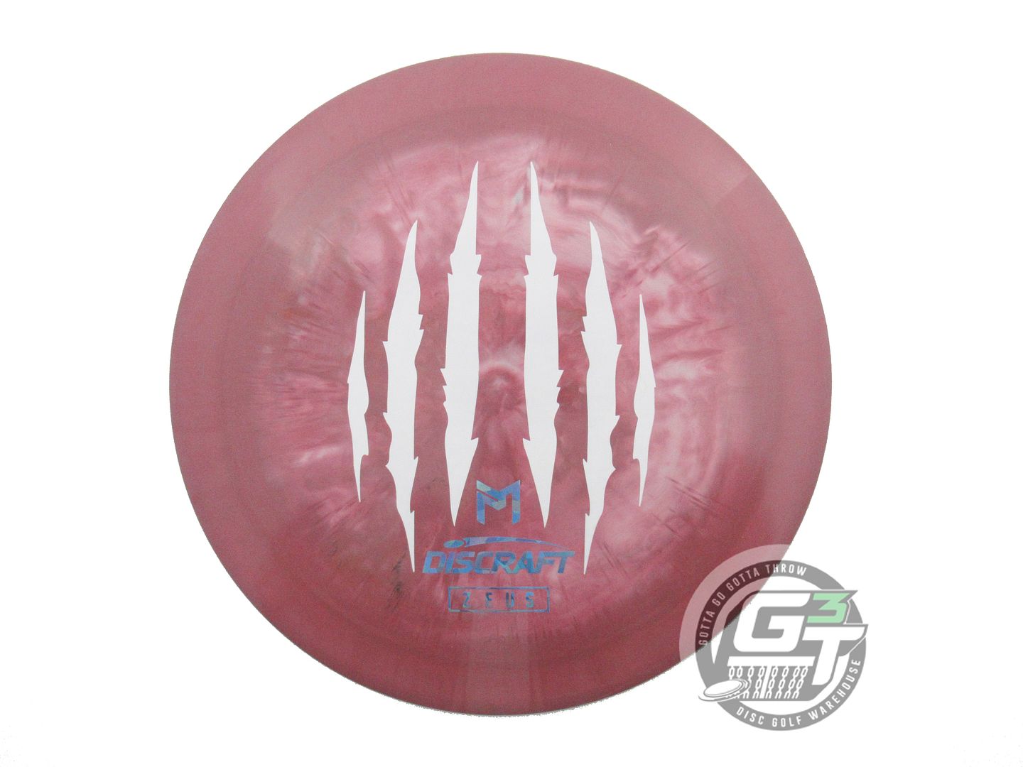 USED Discraft [McBETH] 6X CLAW ESP Zeus 175g Dark Pink White Stamp Driver Disc