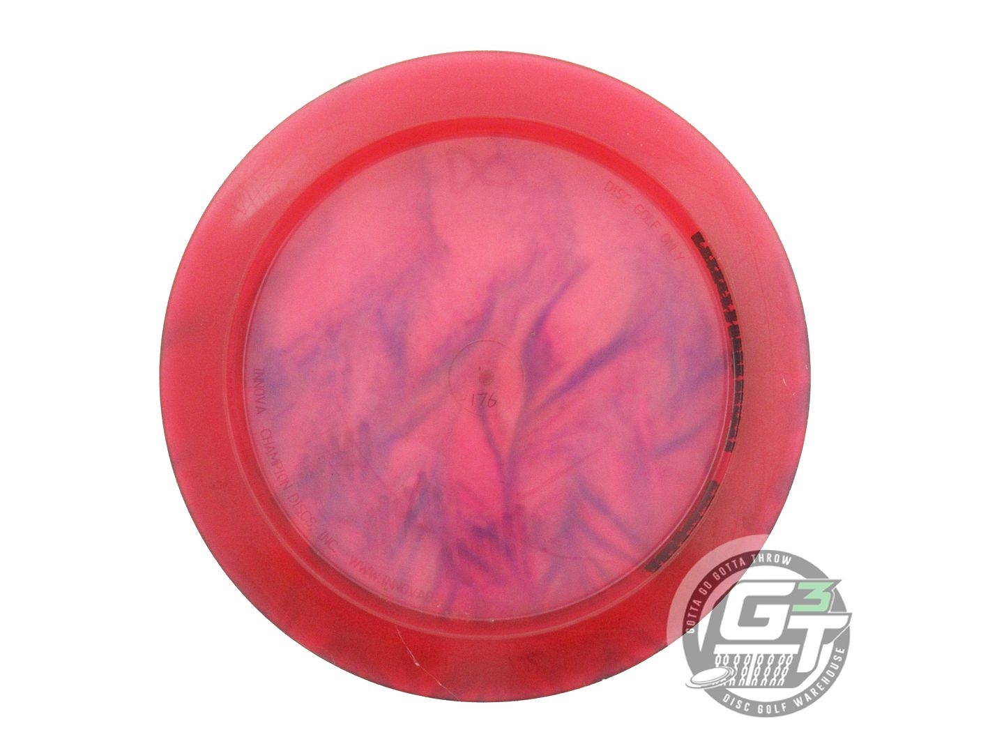 USED Innova Champion Boss 175g Red HOME DYED Distance Driver Golf Disc