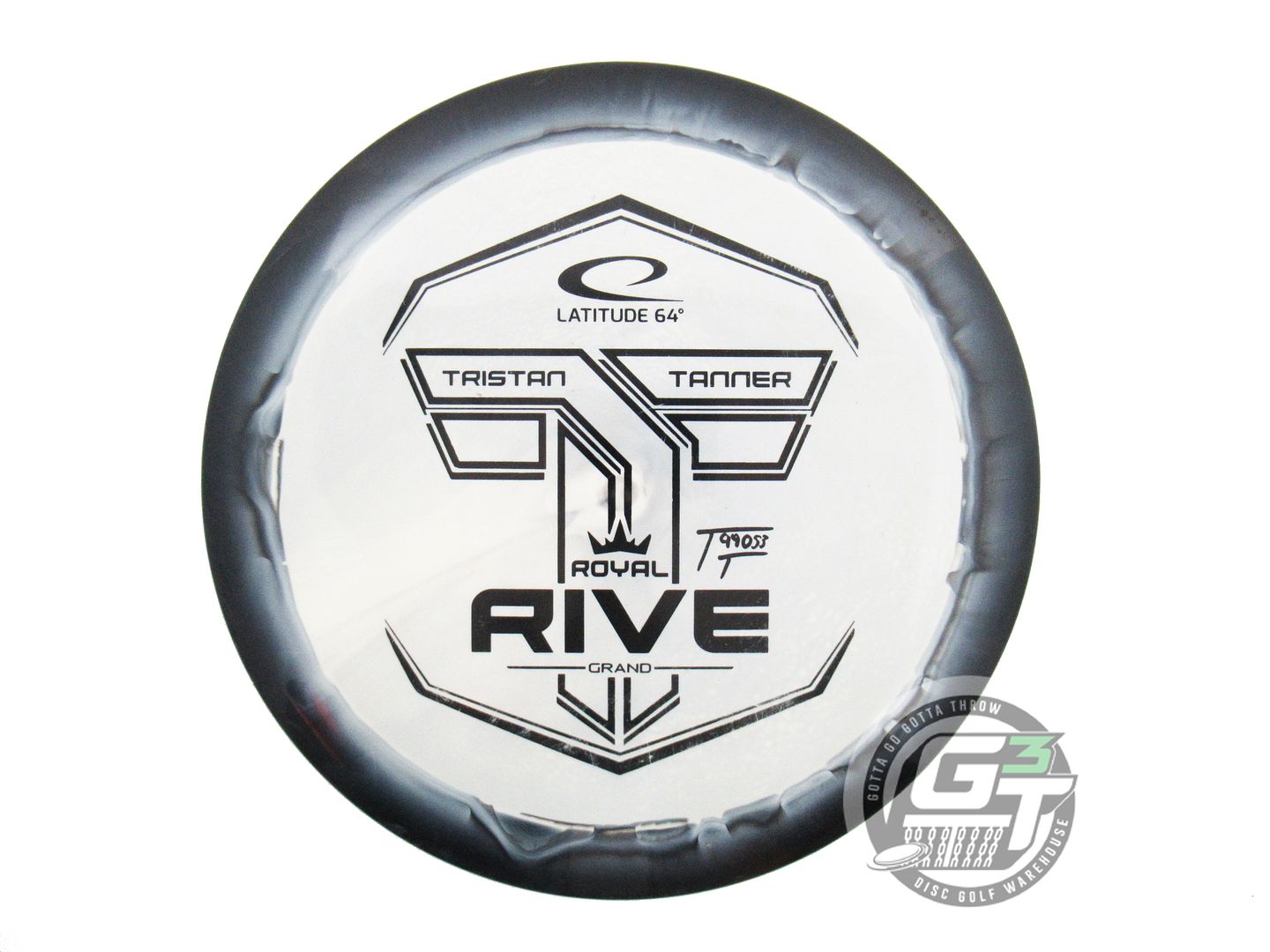 USED Latitude 64 [TANNER] Royal Grand Orbit Rive 175g Black-White Driver Disc