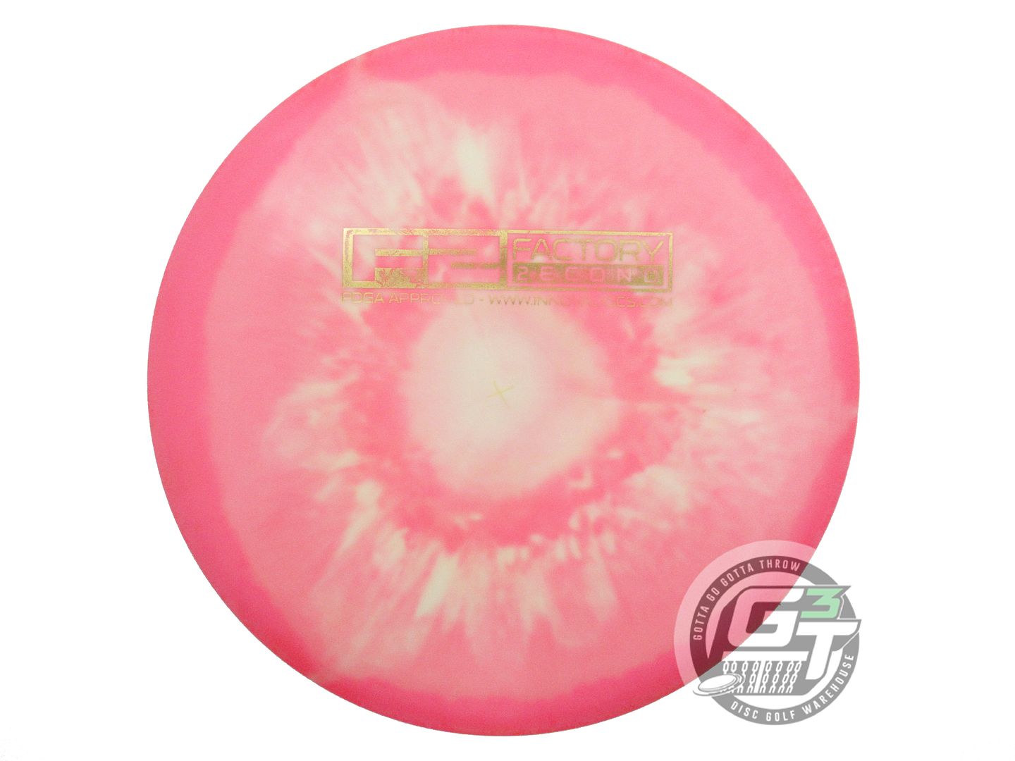 USED Innova X-OUT Halo Star Aero 176g Pink-Cream Putter Golf Disc