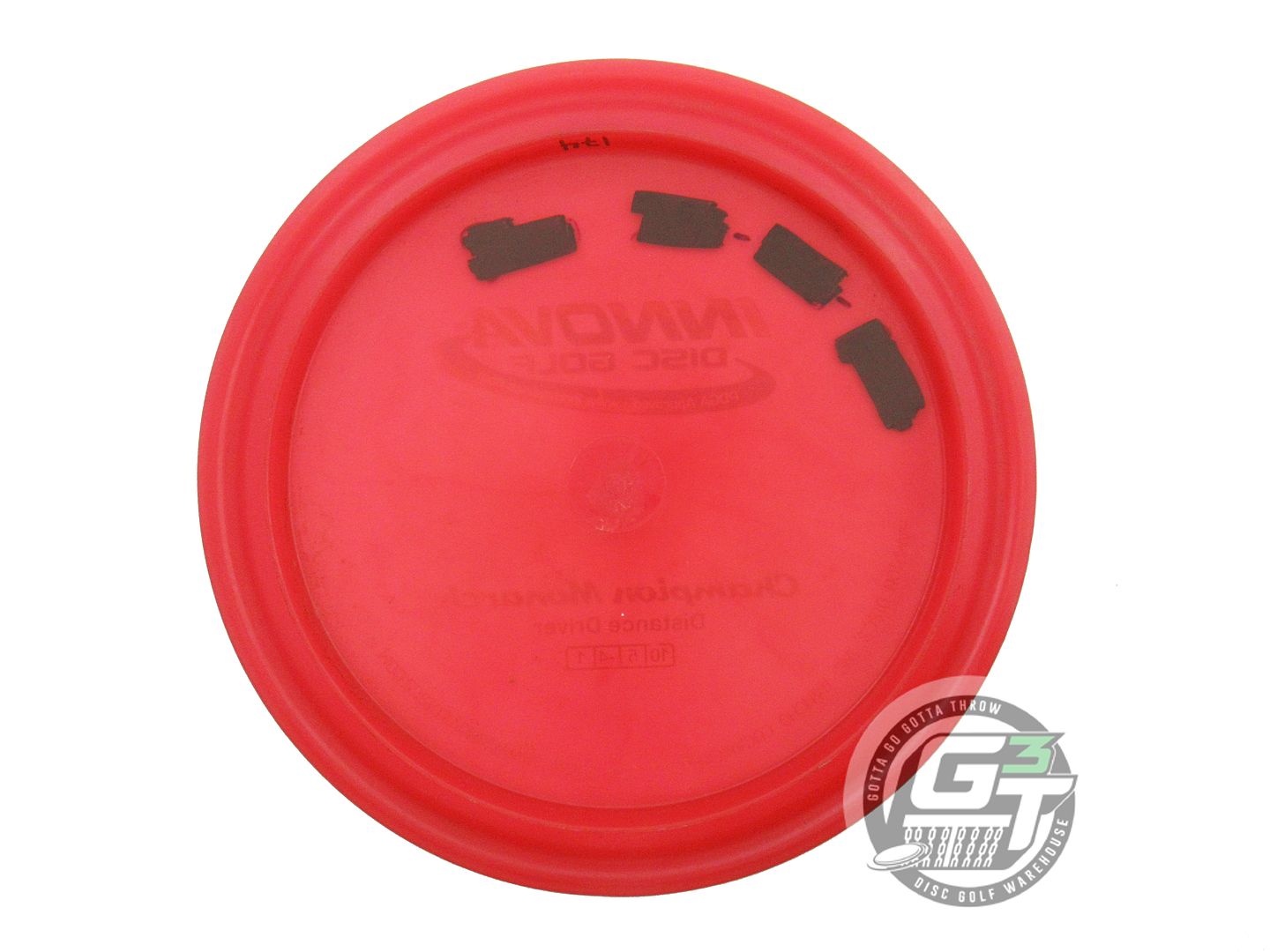 USED Innova Champion Monarch 174g Red Gold Foil Distance Driver Golf Disc