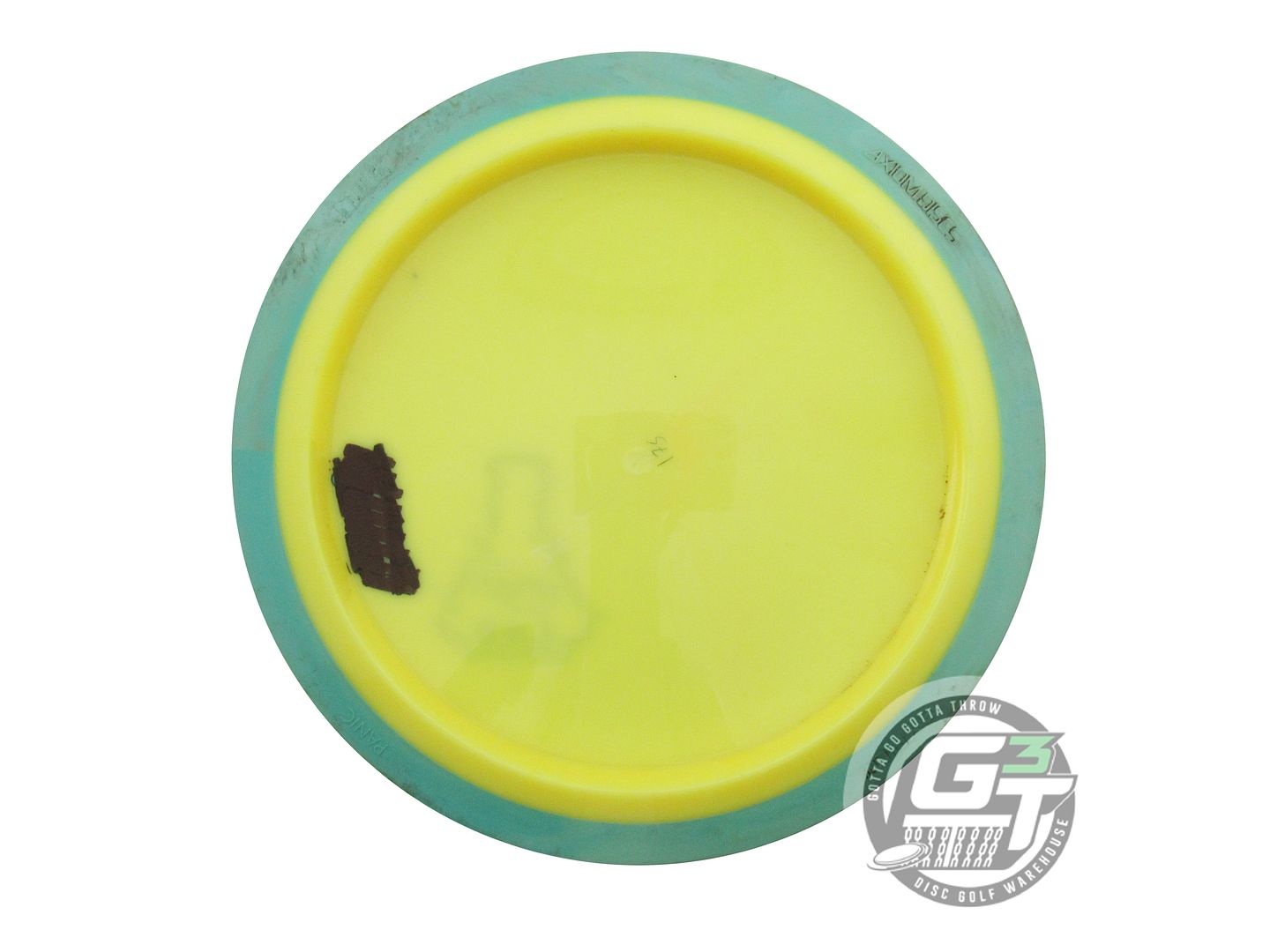 USED Axiom Discs X-OUT Neutron Panic 175g Yellow Seafoam Rim Driver Golf Disc