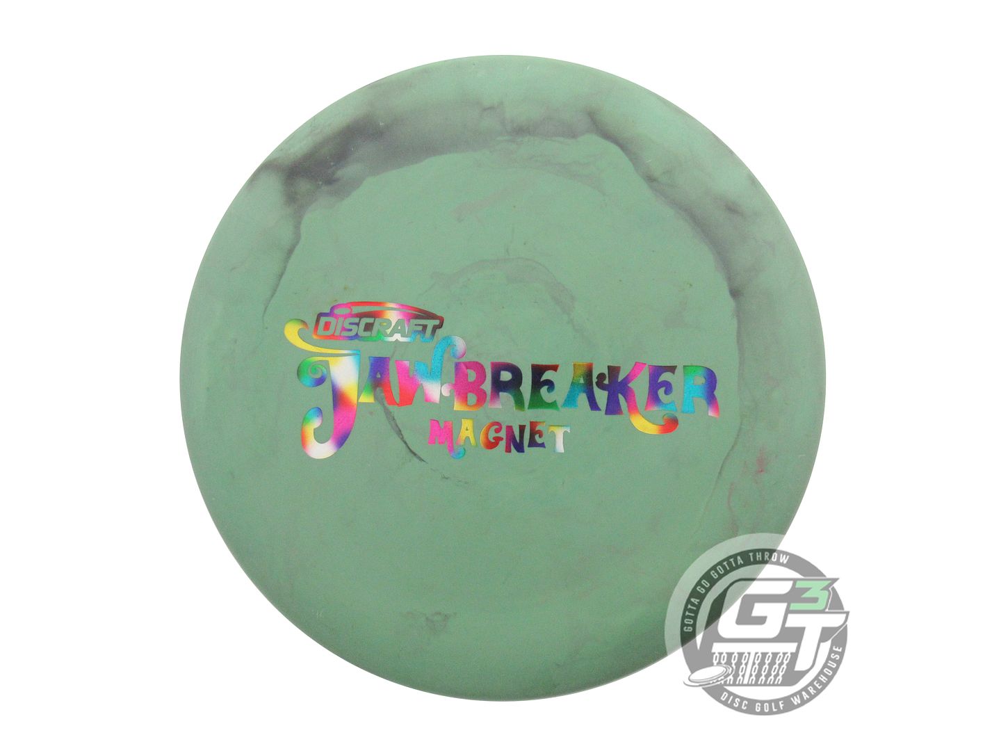 USED Discraft Jawbreaker Magnet 172g Green Jellybean Foil Putter Golf Disc