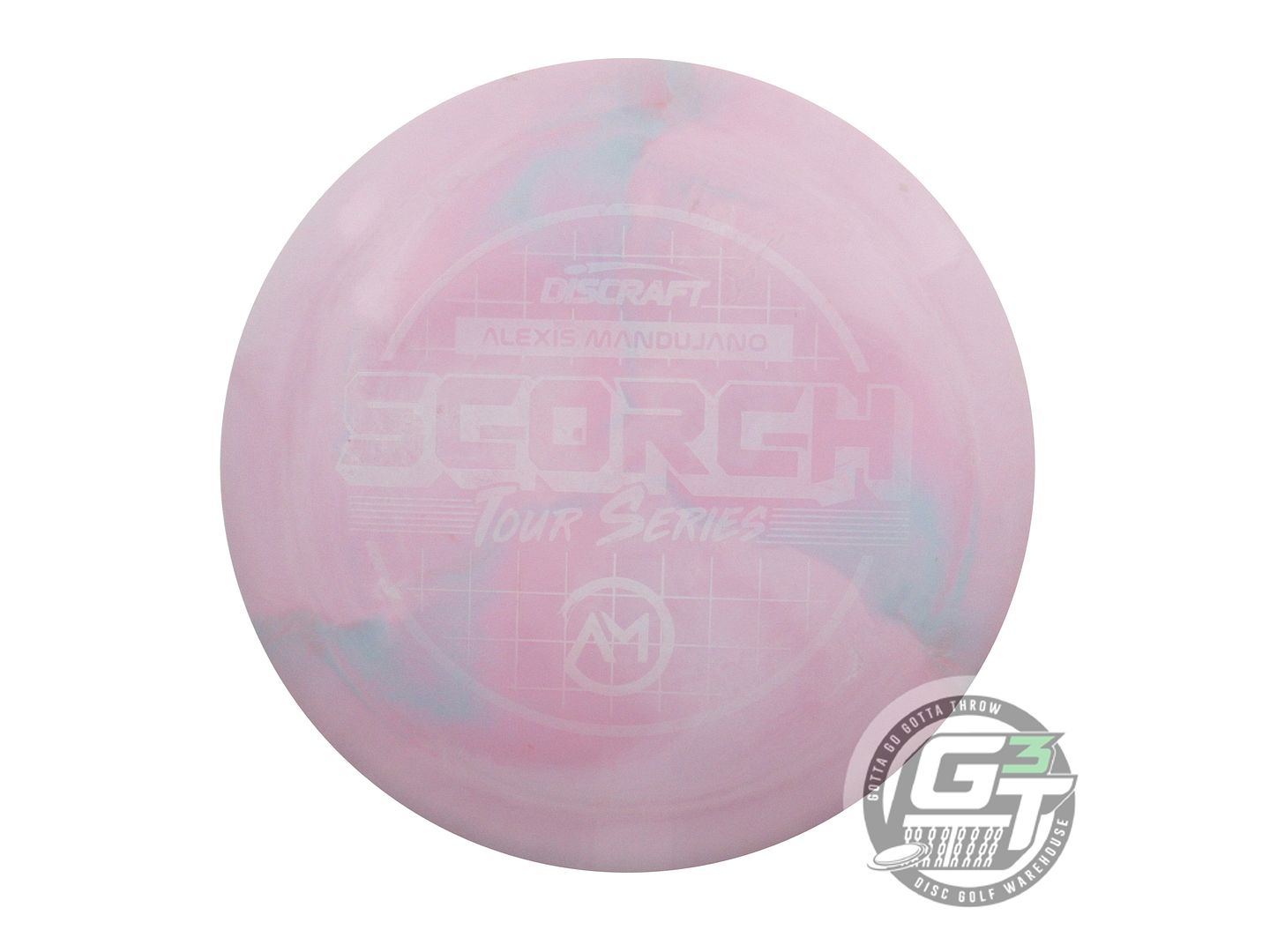 USED Discraft [MANDUJANO] ESP Swirl Scorch 175g Lilac-Seafoam Driver Disc
