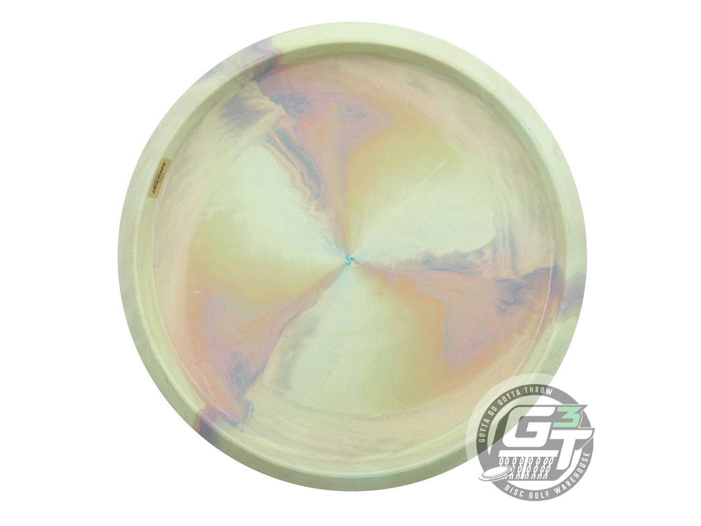 USED Discraft [BARHAM] Swirl ESP Buzzz SS 178g Lime-Purple Midrange Golf Disc