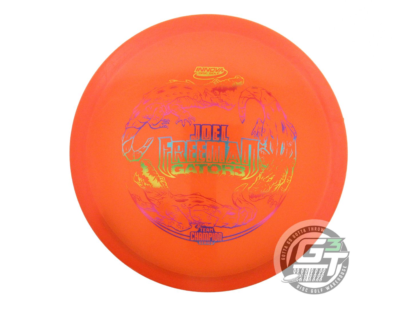 USED Innova [FREEMAN] Champion Glow Gator3 175g Orange Rainbow Midrange Disc