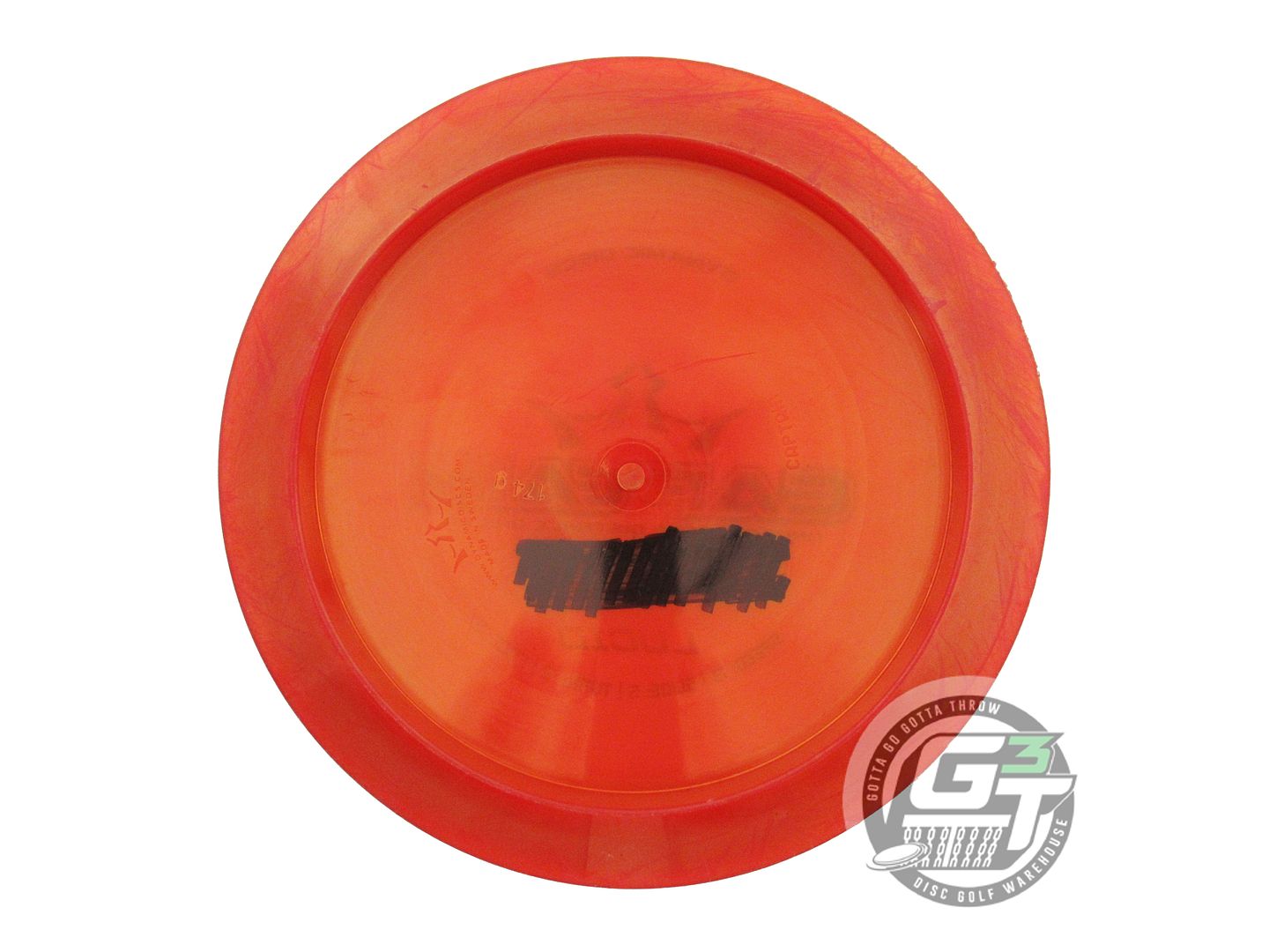 USED Dynamic Discs Lucid Captain 174g Red Silver Foil Distance Driver Golf Disc