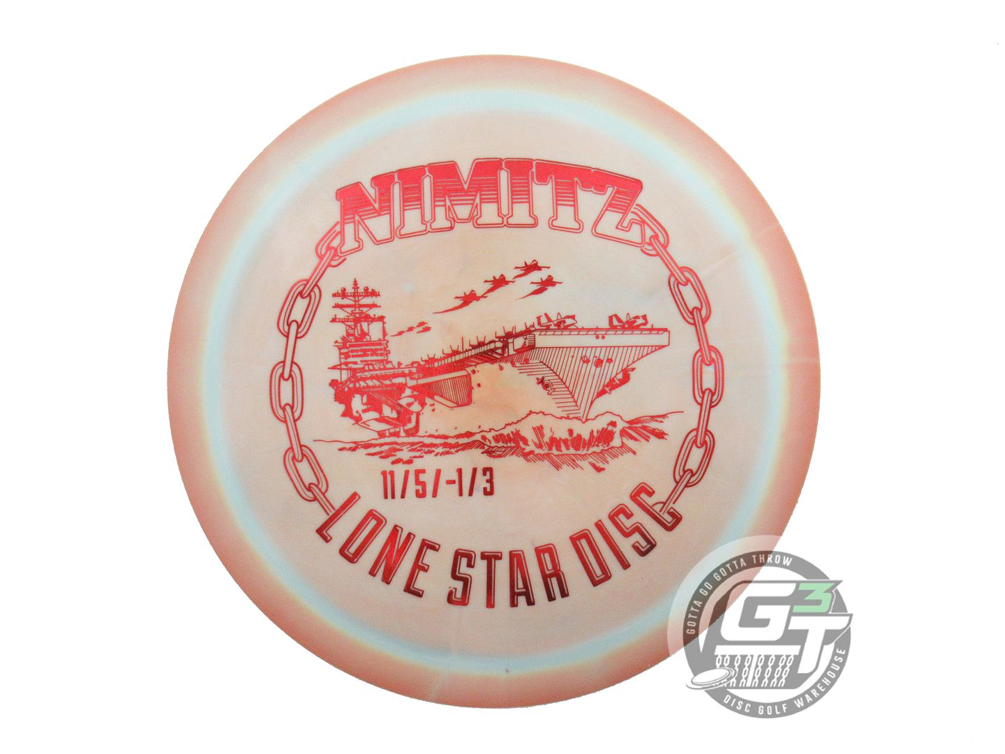 USED Lone Star [ARTIST] Bravo Nimitz 173g Pink-Sky Blue Distance Driver Disc