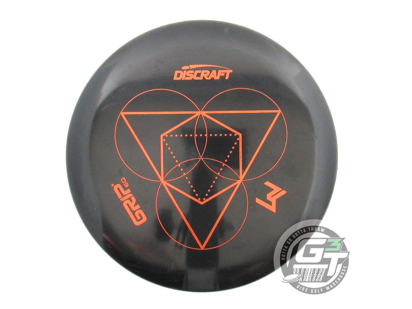 USED Discraft [GRIP EQ] Midnight ESP Kratos 174g Black Orange Foil Putter Disc