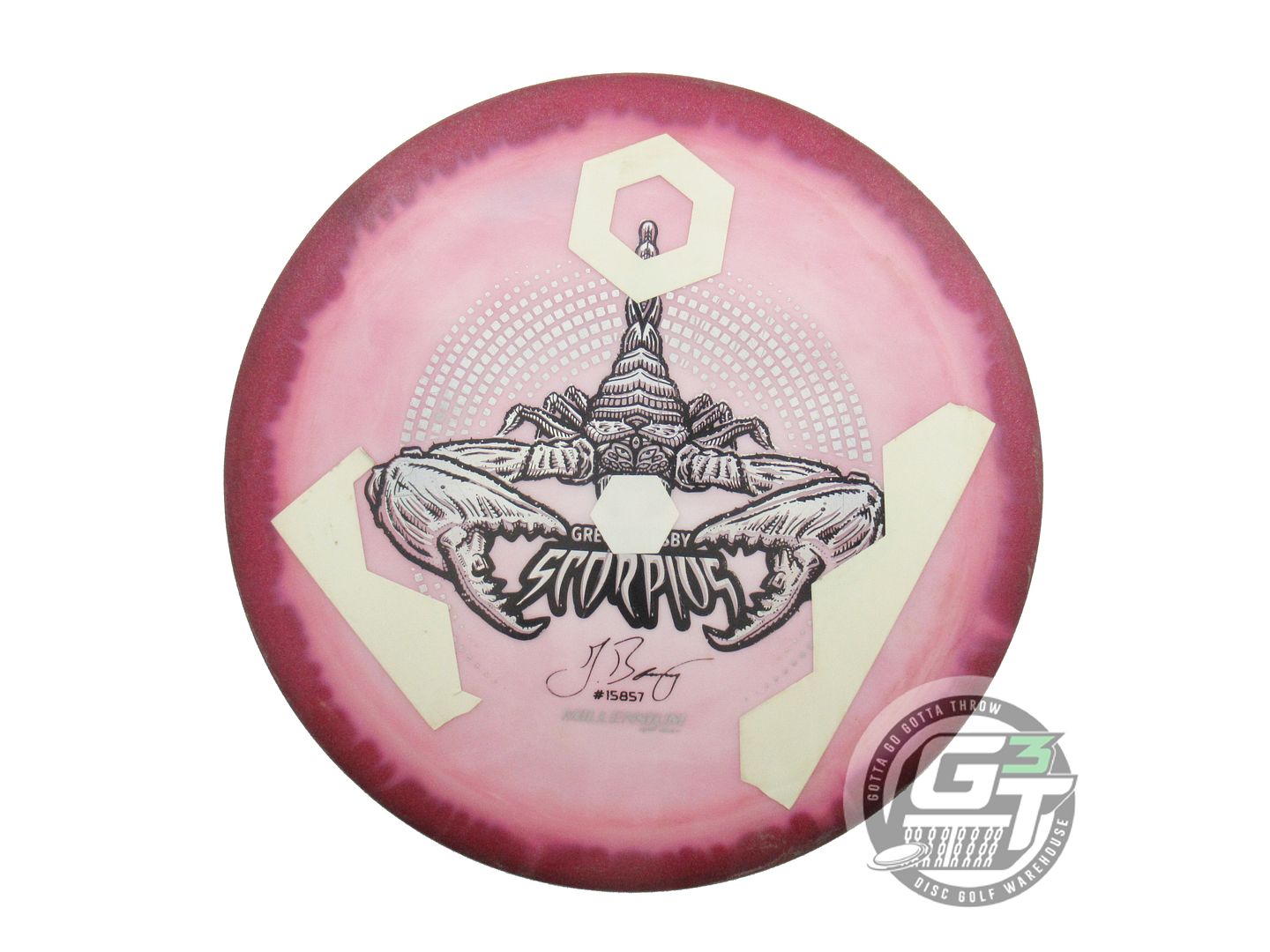 USED Millennium [BARSBY] Helios Sirius Scorpius 177g Magenta-White Driver Disc