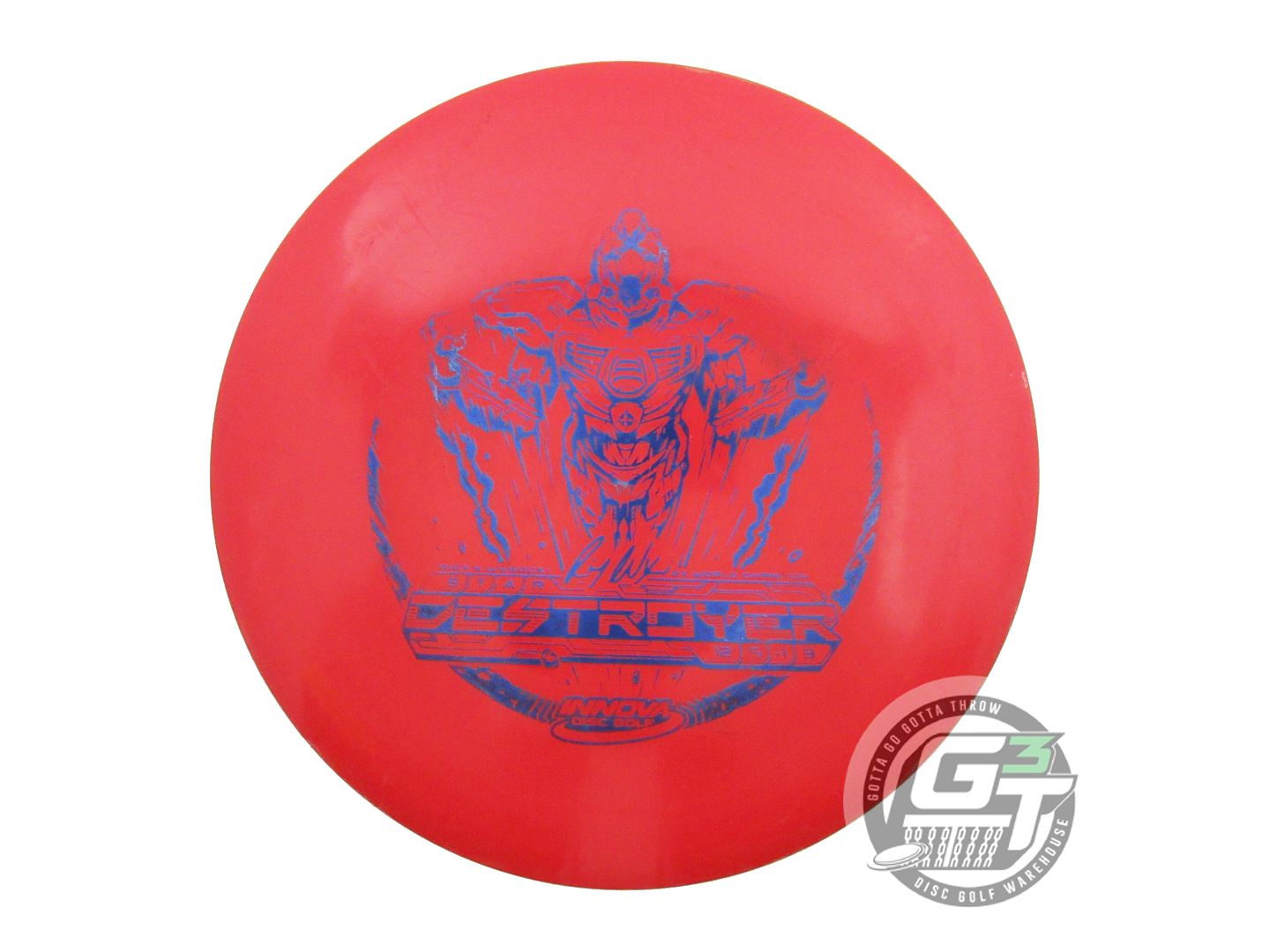 USED Innova [SOCKIBOT] Star Destroyer 175g Red Blue Foil Driver Golf Disc