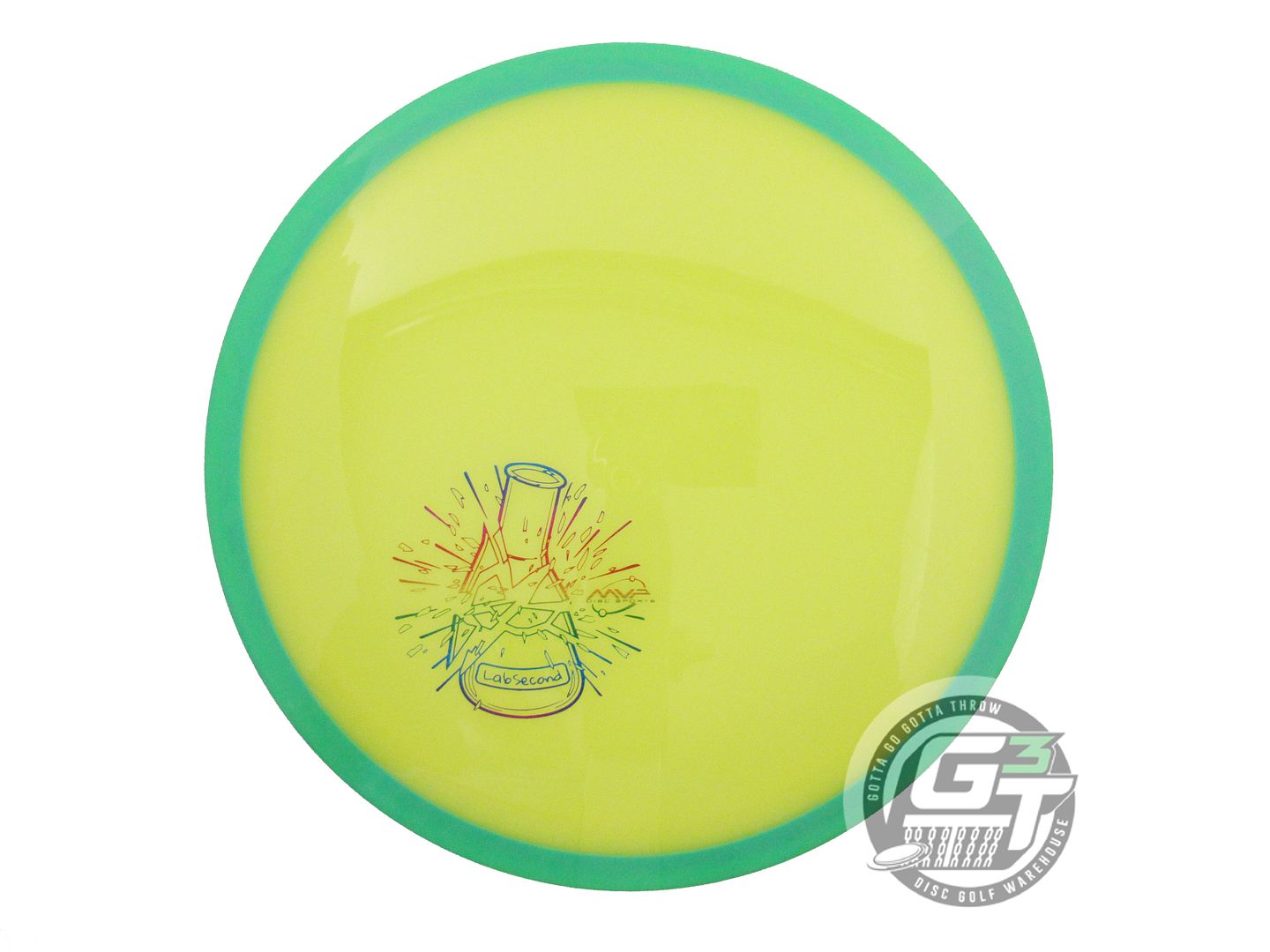 NOS Axiom Discs X-OUT Neutron Time Lapse 174g Yellow Green Rim Driver Golf Disc