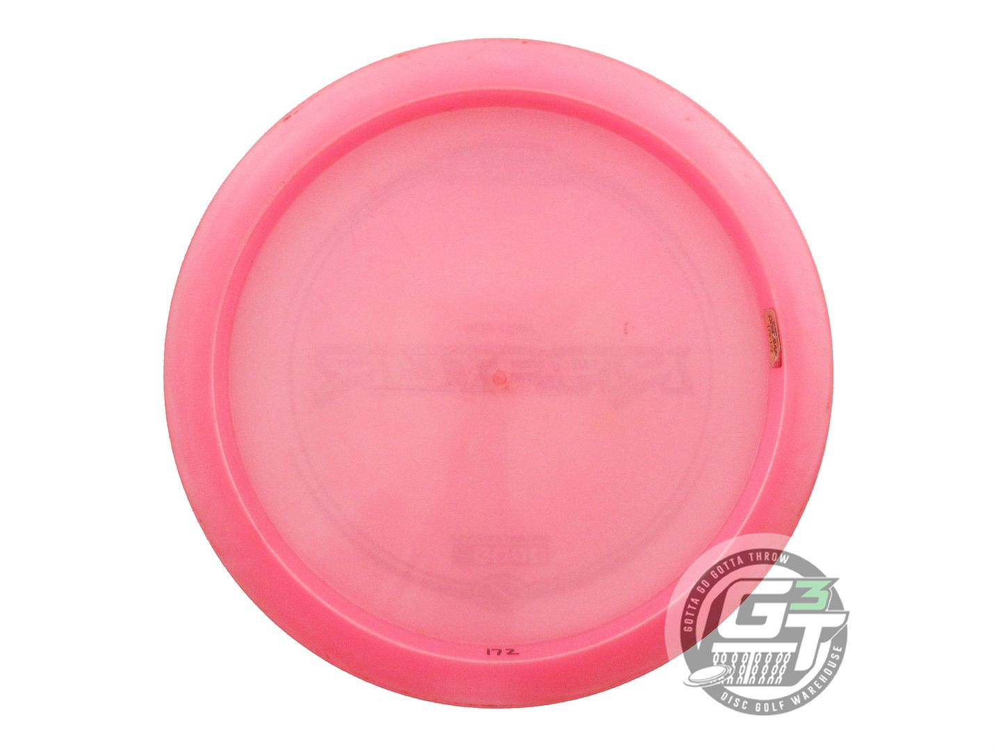 USED Discraft FIRST RUN Z Raptor 172g Pink Silver Weave Distance Driver Disc