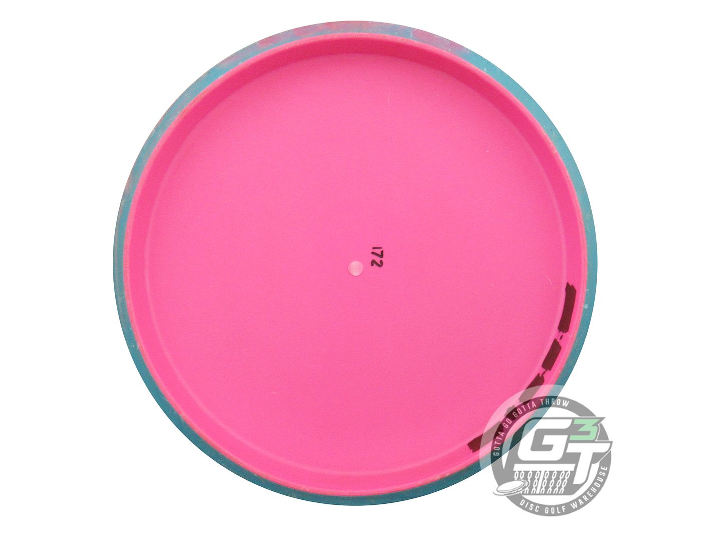 USED Axiom Discs Electron Firm Proxy 172g Pink Teal Rim Putter Golf Disc