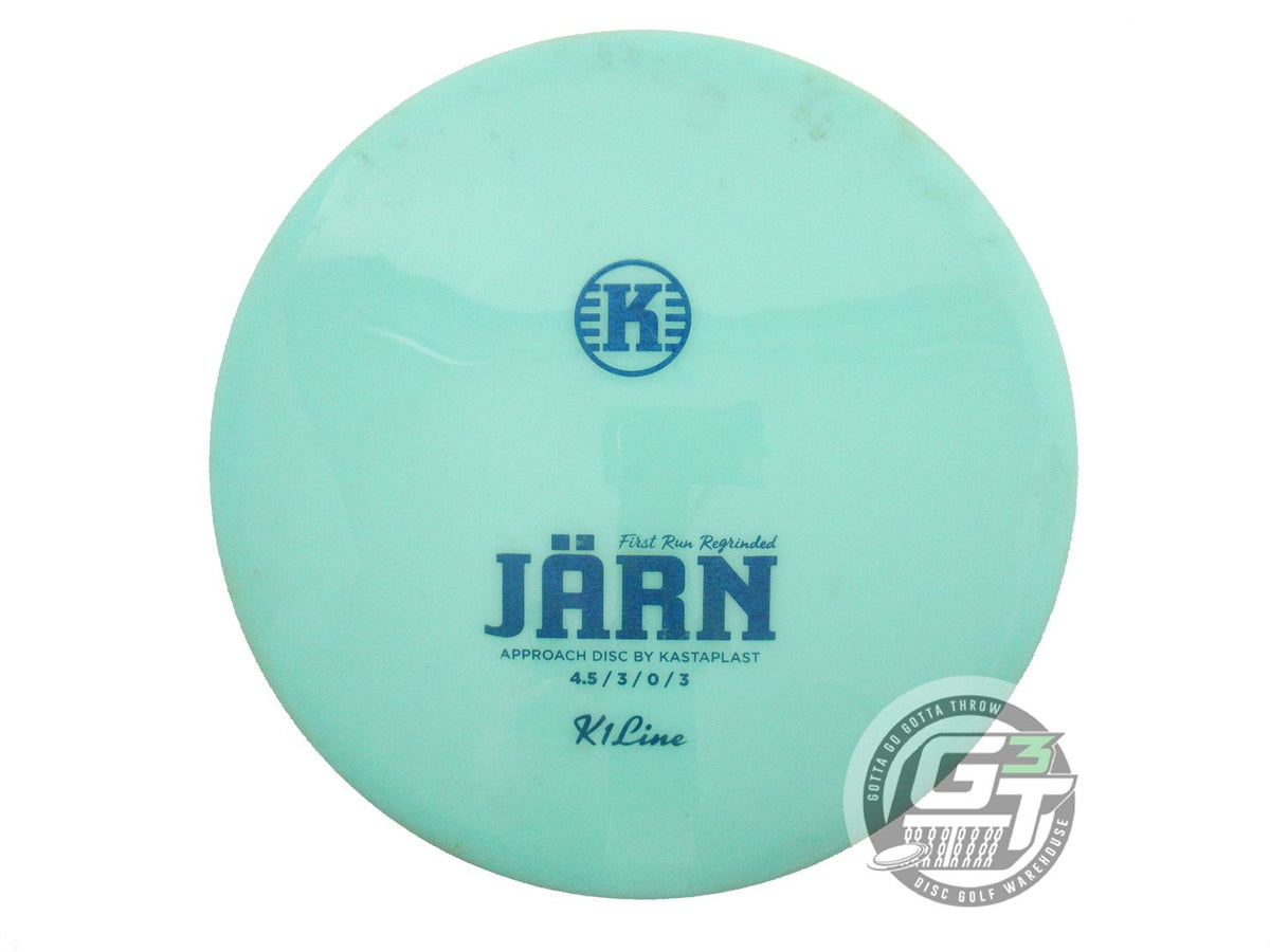 USED Kastaplast FIRST RUN K1 Jarn 176g Mint Blue Shatter Midrange Golf Disc