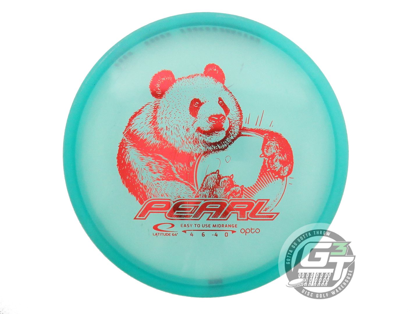 USED Latitude 64 Opto Pearl 158g Seafoam Red Foil Midrange Golf Disc