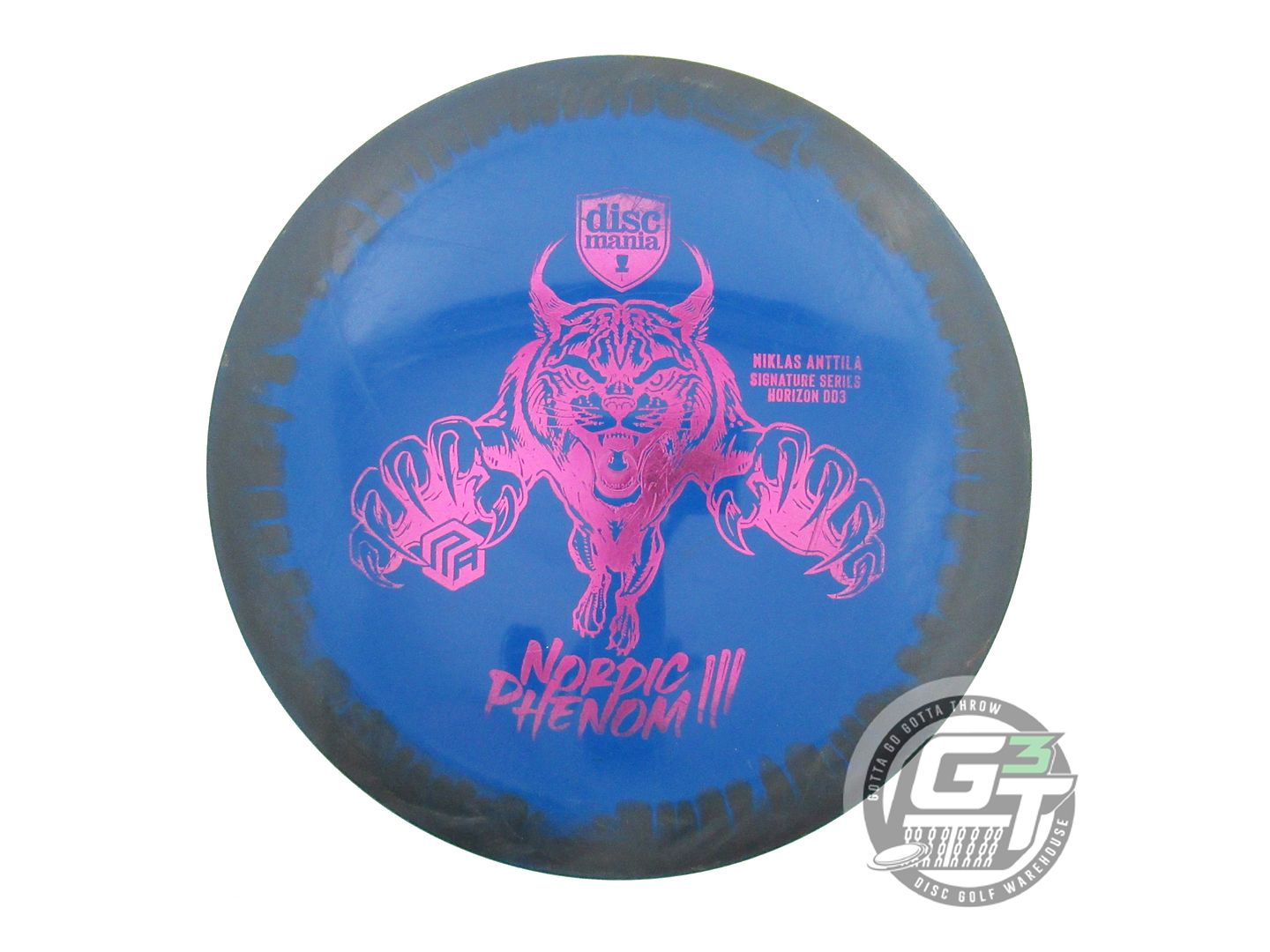 USED DiscMania NORDIC PHENOM 3 Horizon S-Line DD3 175g Black-Blue Driver Disc
