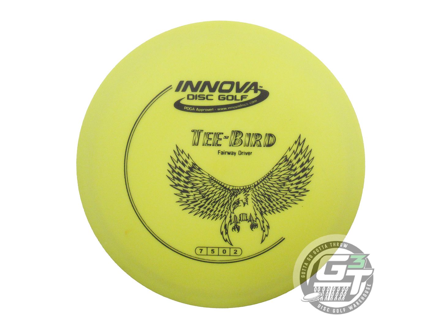 USED Innova DX Teebird 175g Lime Black Stamp Fairway Driver Golf Disc
