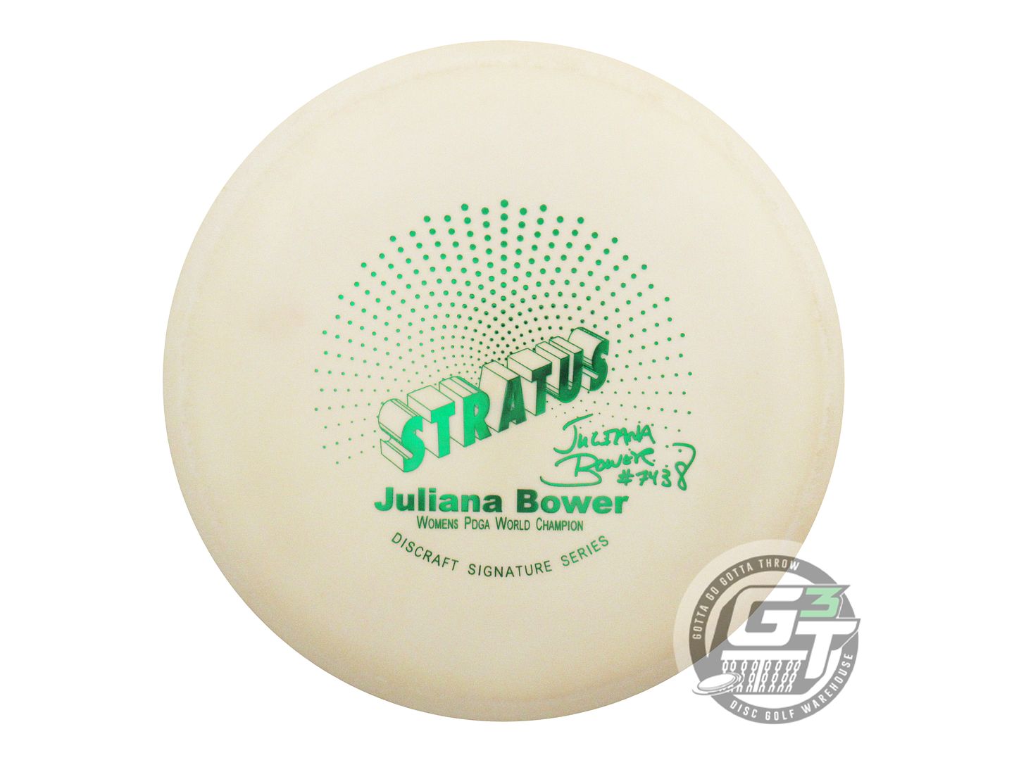USED Discraft [KORVER] Elite X Stratus 173g Cream Green Foil Fairway Driver Disc