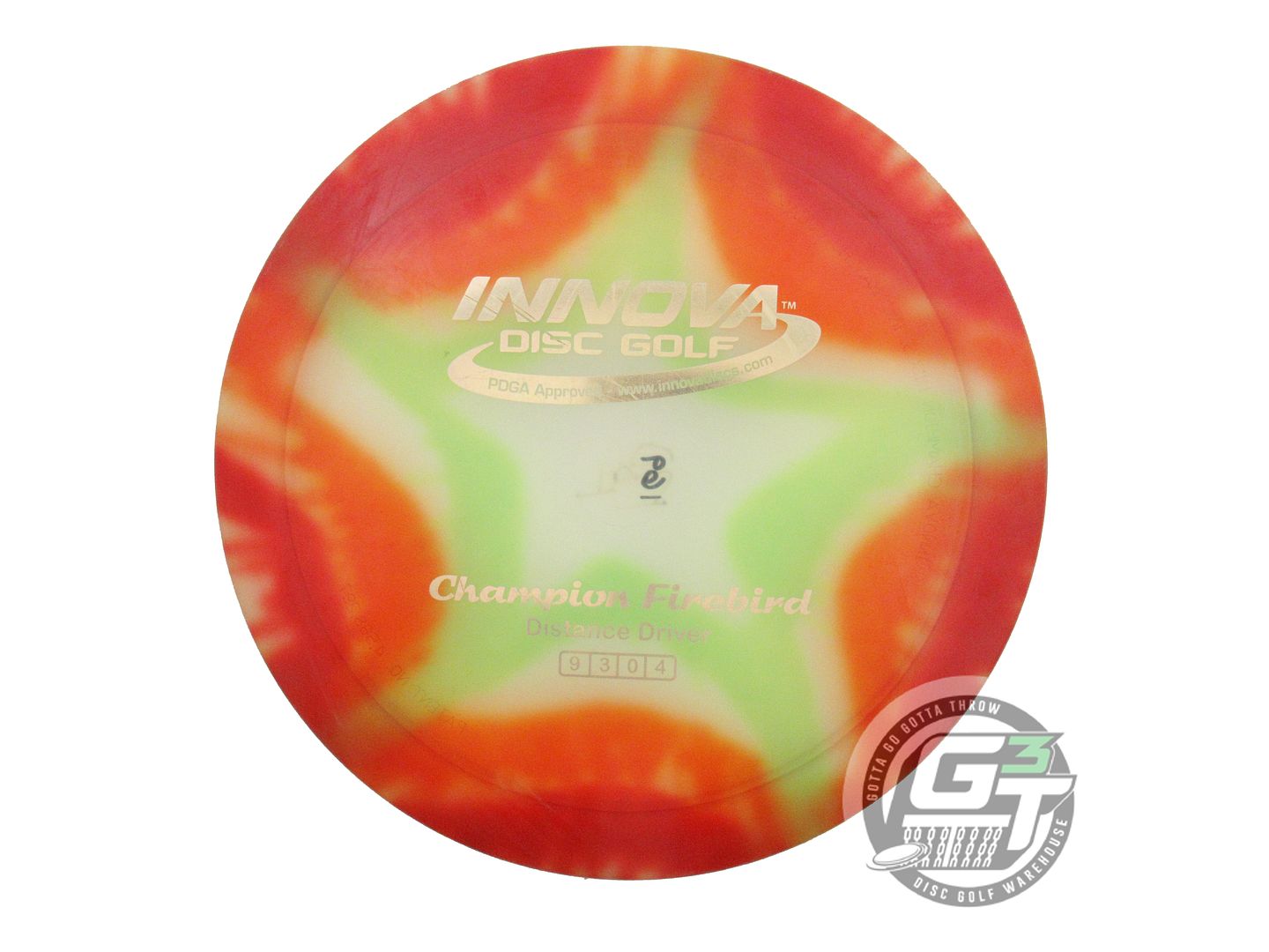 USED Innova I-DYE Champion Firebird 169g Star Burst Distance Driver Golf Disc