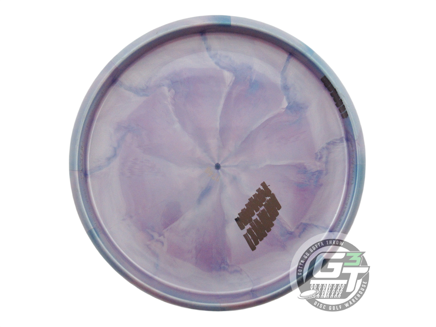 USED Discraft Titanium UltraLuna 174g Gray-Purple Putter Golf Disc