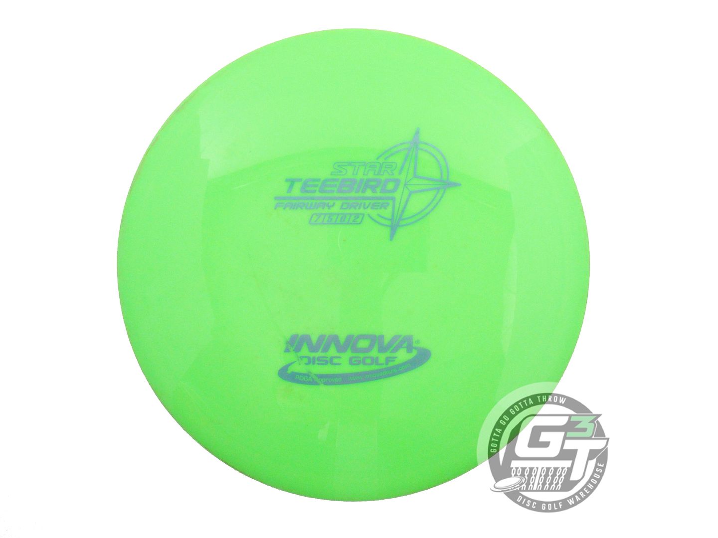USED Innova Star Teebird 175g Lime Blue Foil Fairway Driver Golf Disc