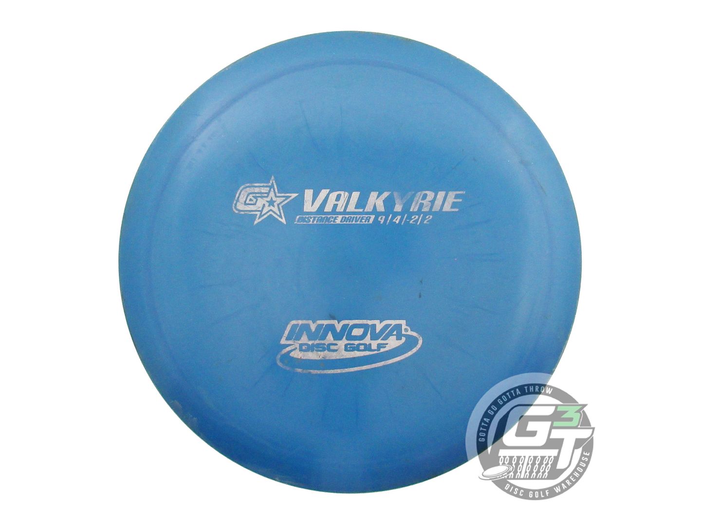USED Innova GStar Valkyrie 175g Blue Silver Glitter Foil Distance Driver Disc