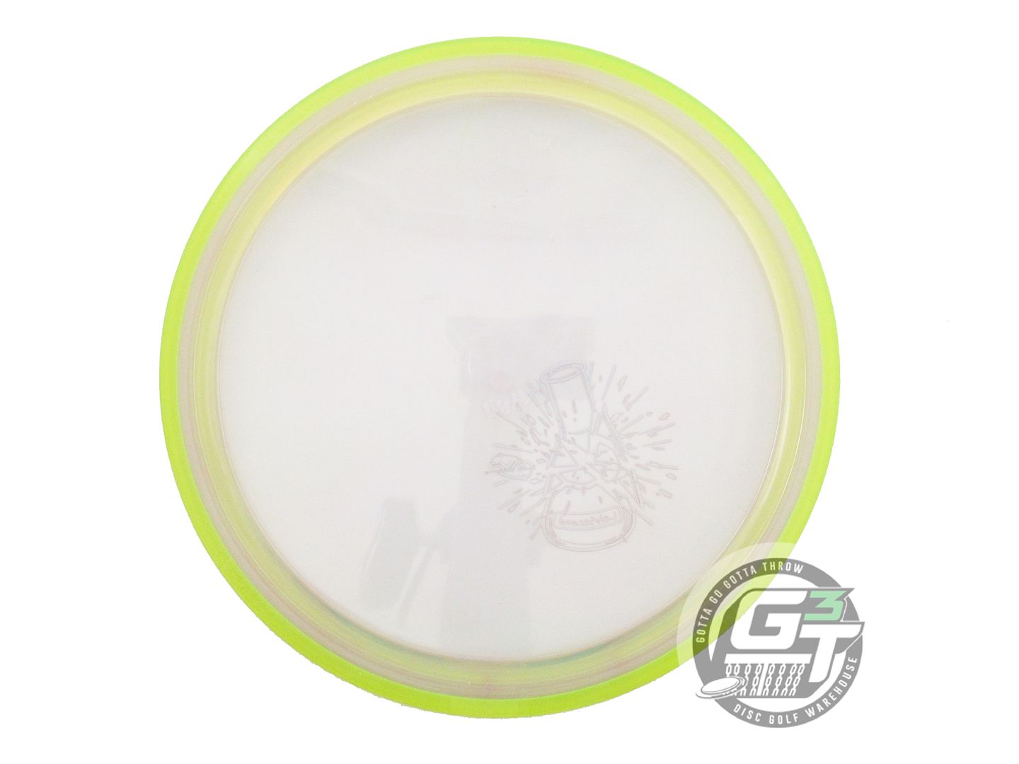 NOS Axiom Discs X-OUT Prism Proton Pyro 178g Clear Lime Rim Midrange Golf Disc