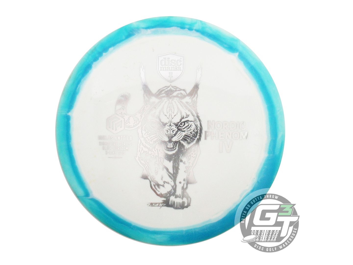 USED DiscMania NORDIC PHENOM 4 Horizon S-Line DD3 174g Teal-White Driver Disc