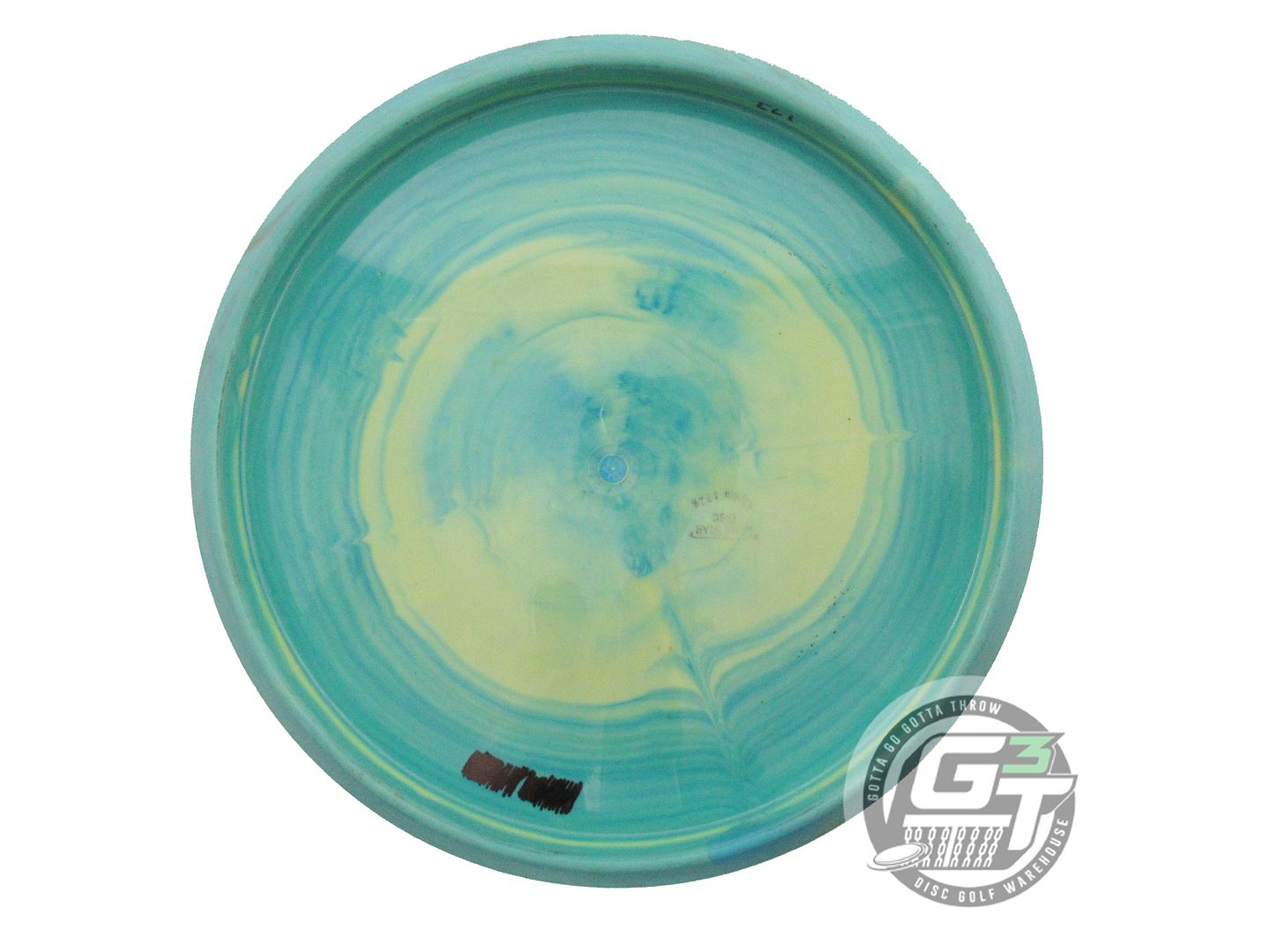 USED Lone Star [ARTIST] Alpha Horny Toad 173g Teal-Lime Putter Golf Disc