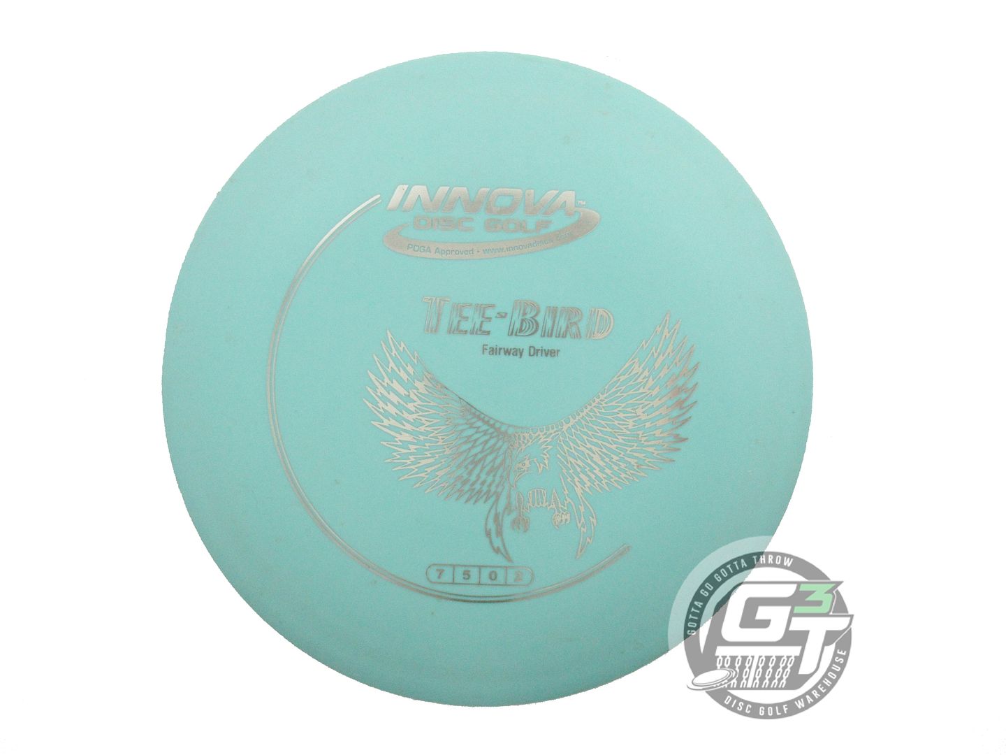 USED Innova DX Teebird 163g Seafoam Silver Foil Fairway Driver Golf Disc