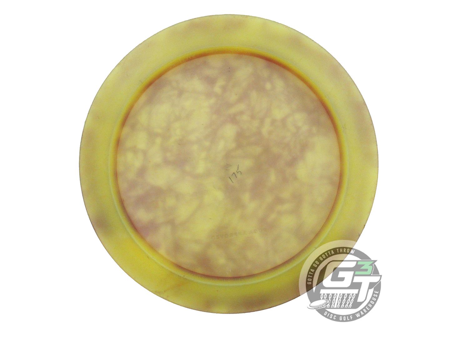 USED Discraft Z Nuke 175g Yellow HOME DYED Distance Driver Golf Disc